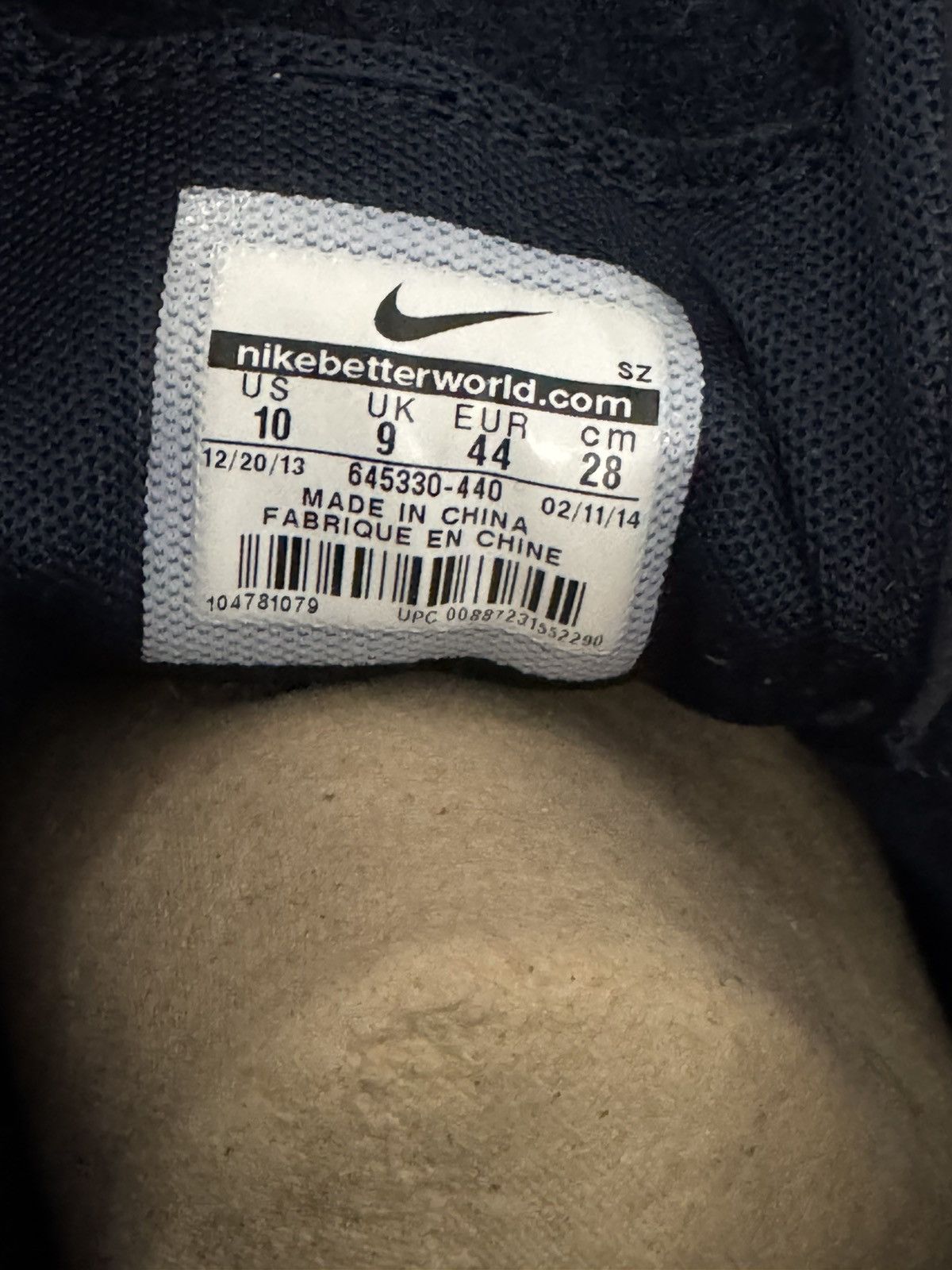 F.C.R.B × Nike Nike F.C.R.B Tiempo '94 SP Mid Navy Size 10 645330-440 Size US 10 / EU 43 - 10 Thumbnail