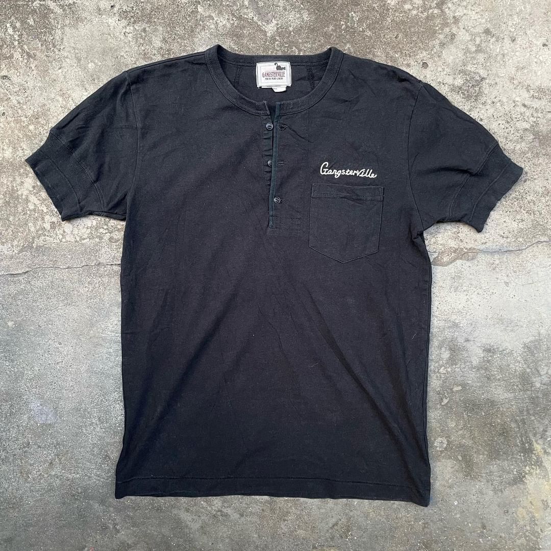 Japanese Brand Gangsterville pocket t-shirt Size US S / EU 44-46 / 1 - 1 Thumbnail