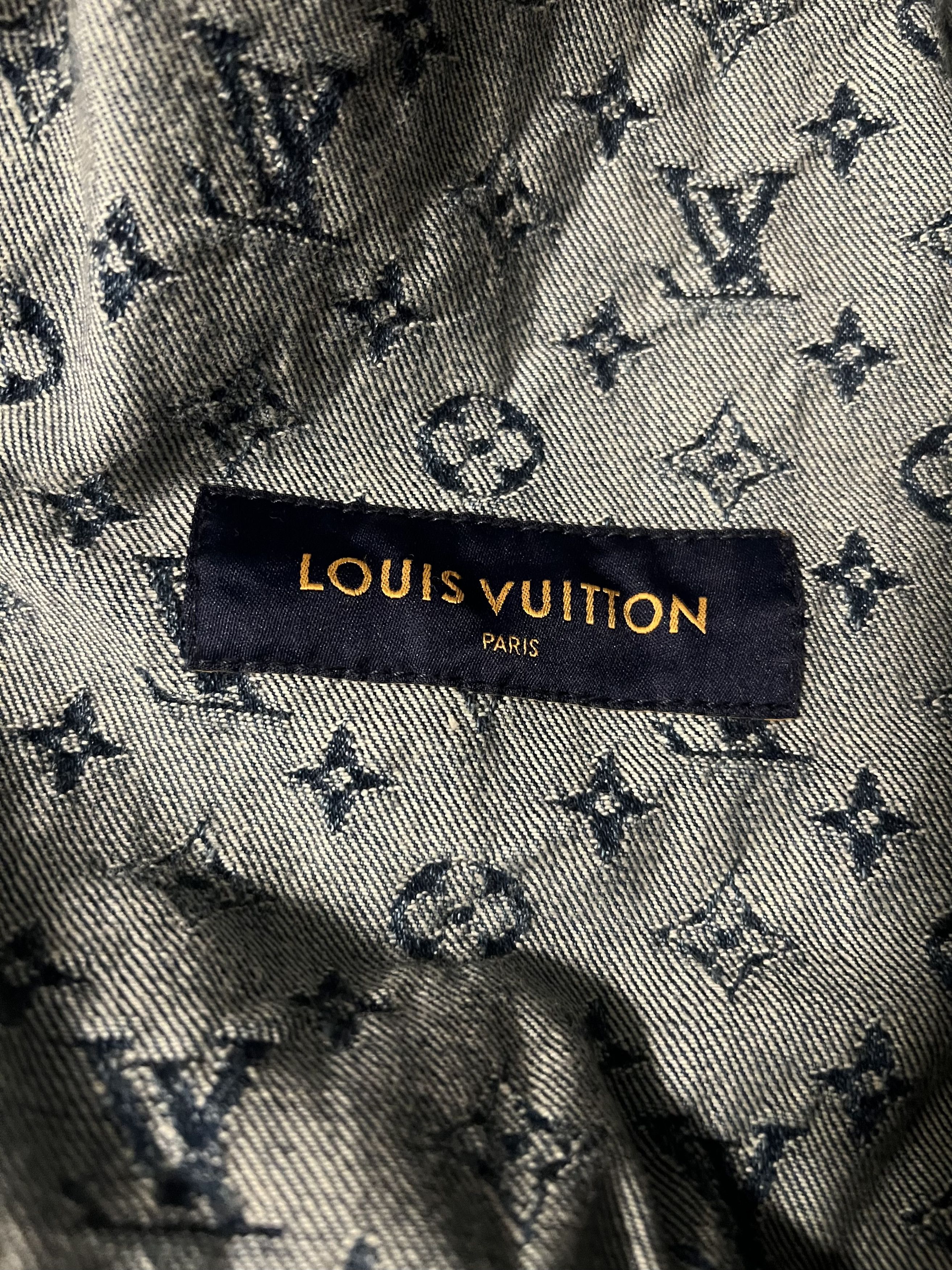 Louis Vuitton 22SS Louis Vuitton x NIGO Monogram Denim Jacket Size US L / EU 52-54 / 3 - 3 Thumbnail