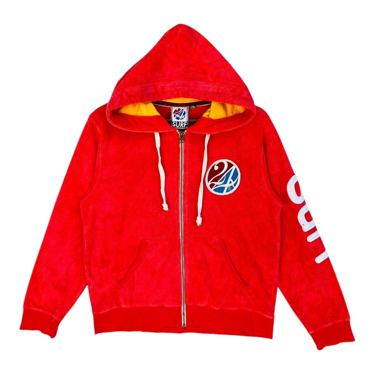 Sun Surf Vintage 24Karats Surf Fleece Hoodie Fullzip Big Logo Size M Size US M / EU 48-50 / 2 - 2 Thumbnail
