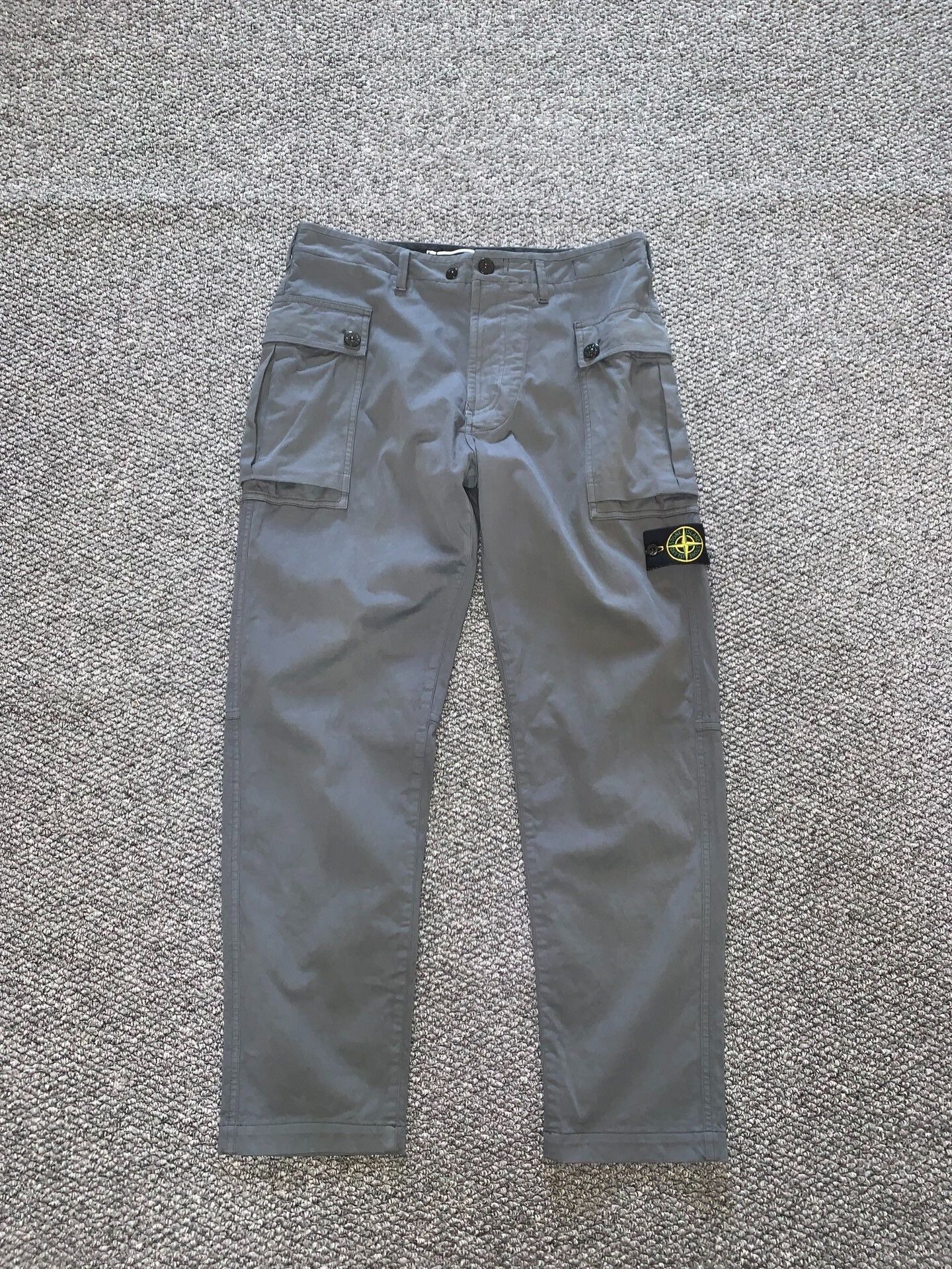 Stone Island Stone Island Gray Cargo Pants Size US 31 - 1 Thumbnail