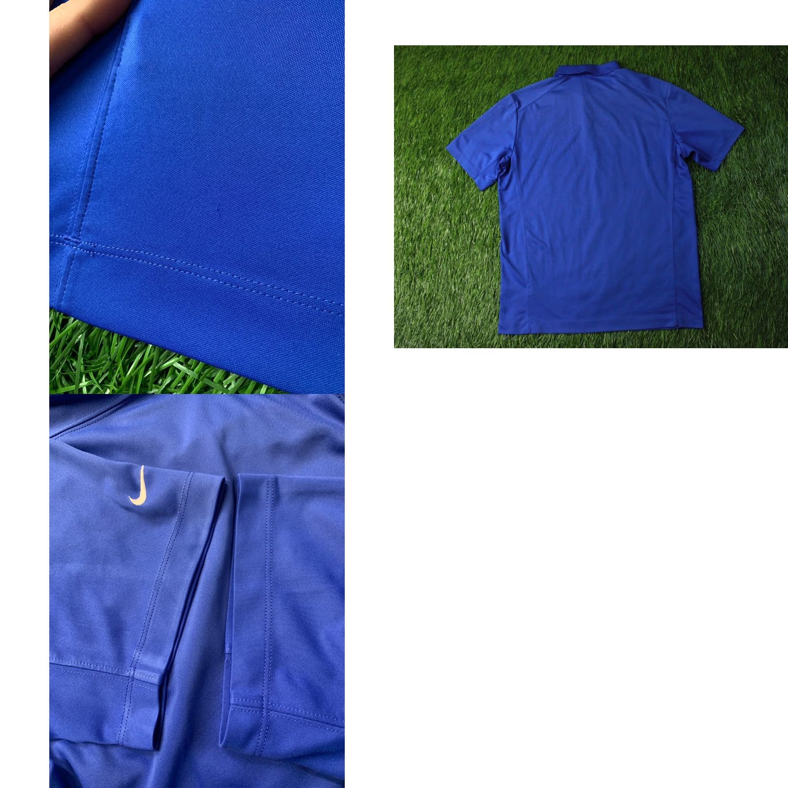 Nike NIKE GOLF DRI-FIT 2015 MEN POLO SHIRT BLUE Polo Shirt M Nike Golf Tout Performance Dri-Fit Mens Slim Short Sleeve Shirt Size US M / EU 48-50 / 2 - 9 Thumbnail