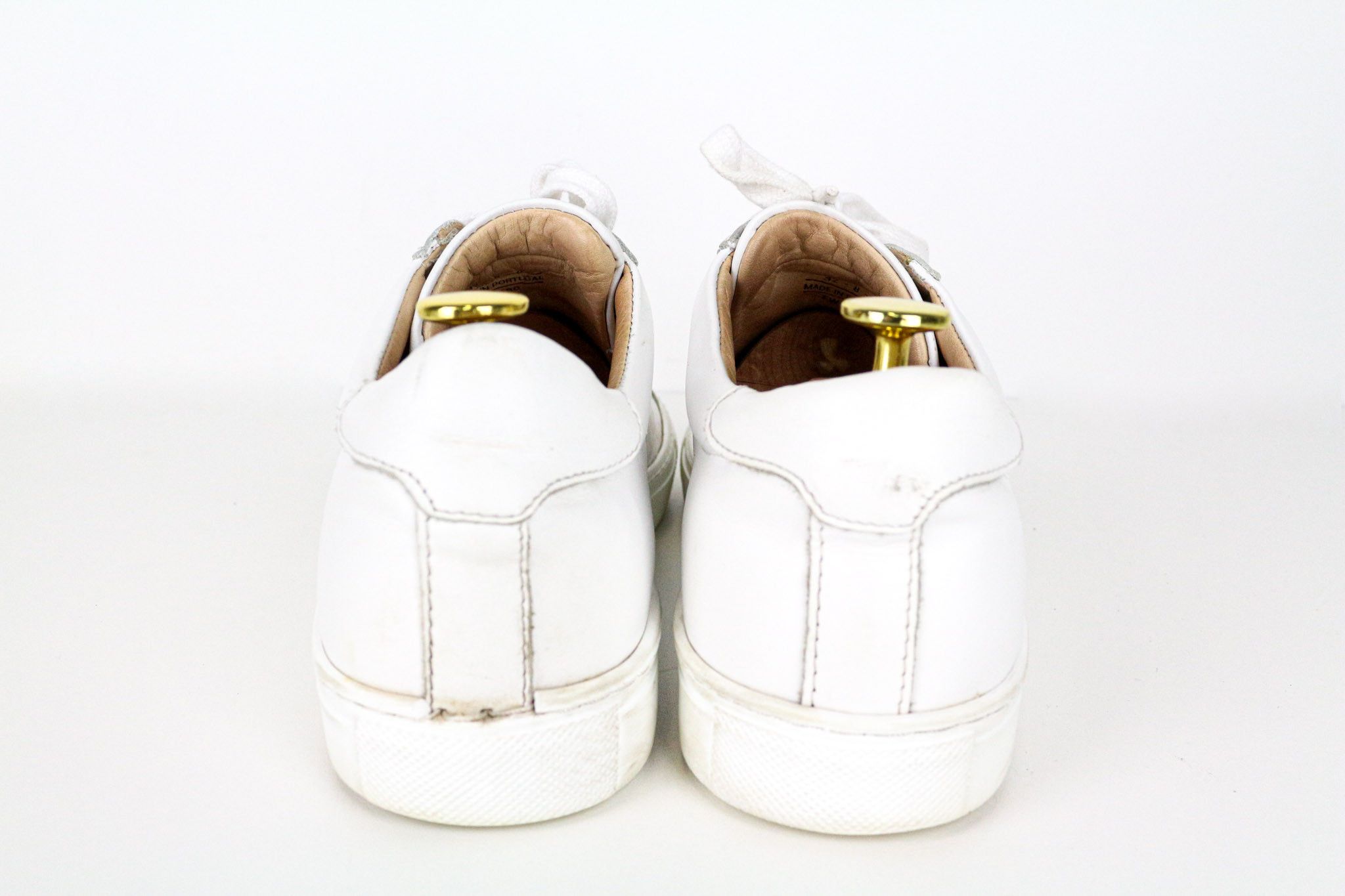 Suitsupply EU42 White Genuine Leather Low-Top Leisure 72908 Size US 9 / EU 42 - 3 Thumbnail