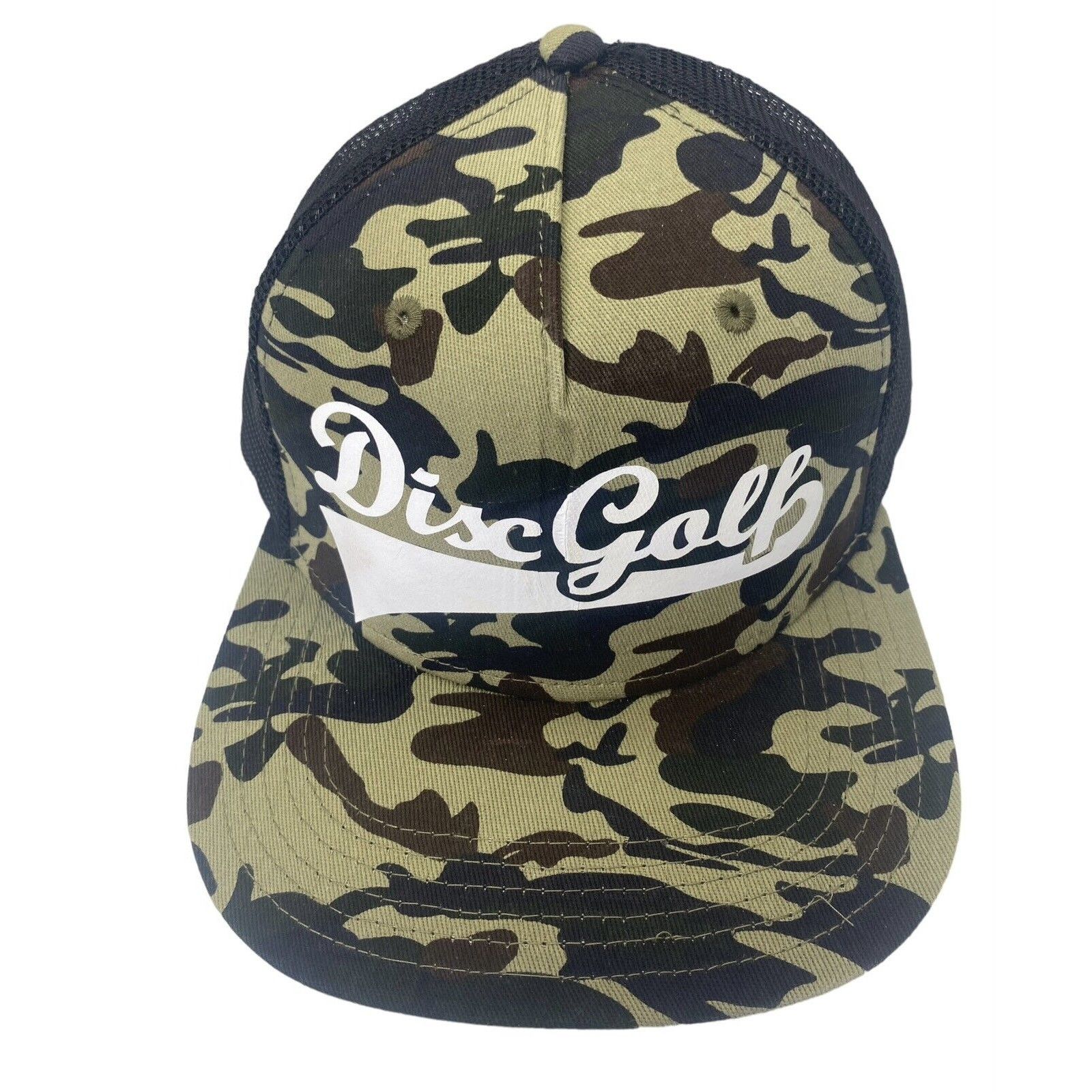 The Unbranded Brand Disc Golf DISCGOLF BASEBALL Logo Hat Trucker Cap Snap Back Size ONE SIZE - 6 Thumbnail