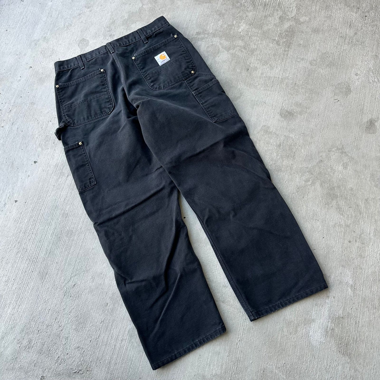 Carhartt × Vintage Carhartt black double knee work wear carpenter pants Size US 32 / EU 48 - 5 Thumbnail