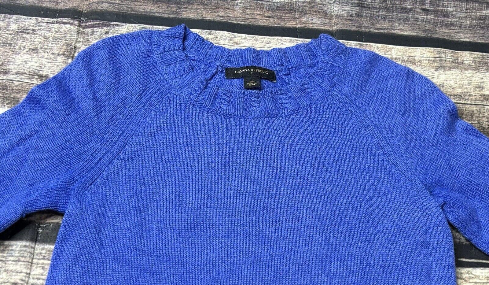 Banana Republic Banana Republic Sweater Women's XS Wool Cashmere Blend Cable Size XS / US 0-2 / IT 36-38 - 5 Thumbnail