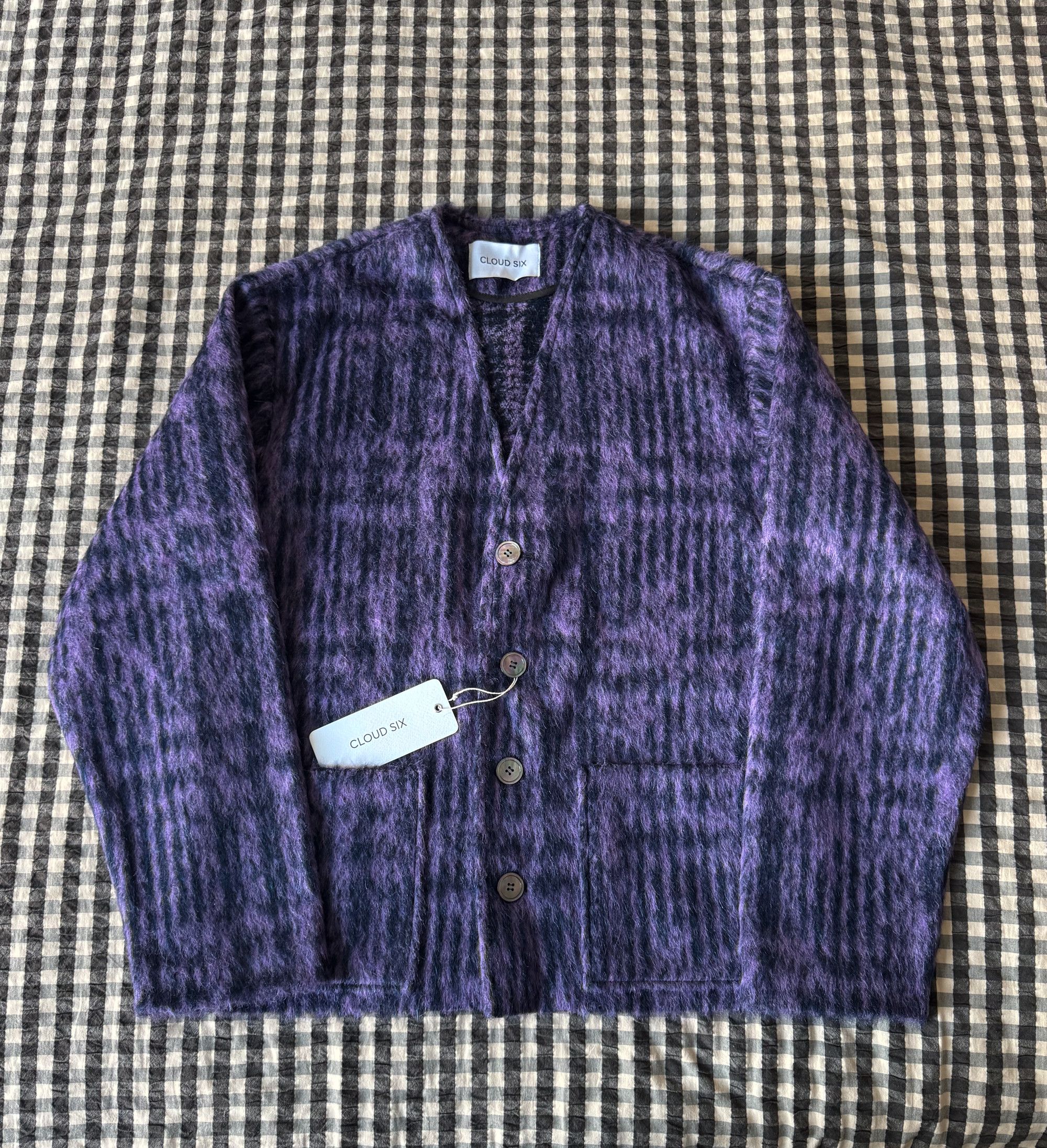 Other UK Alpaca Wool Pimp Cardigan Size M (Deadstock Italian Fabric) Size US M / EU 48-50 / 2 - 1 Thumbnail