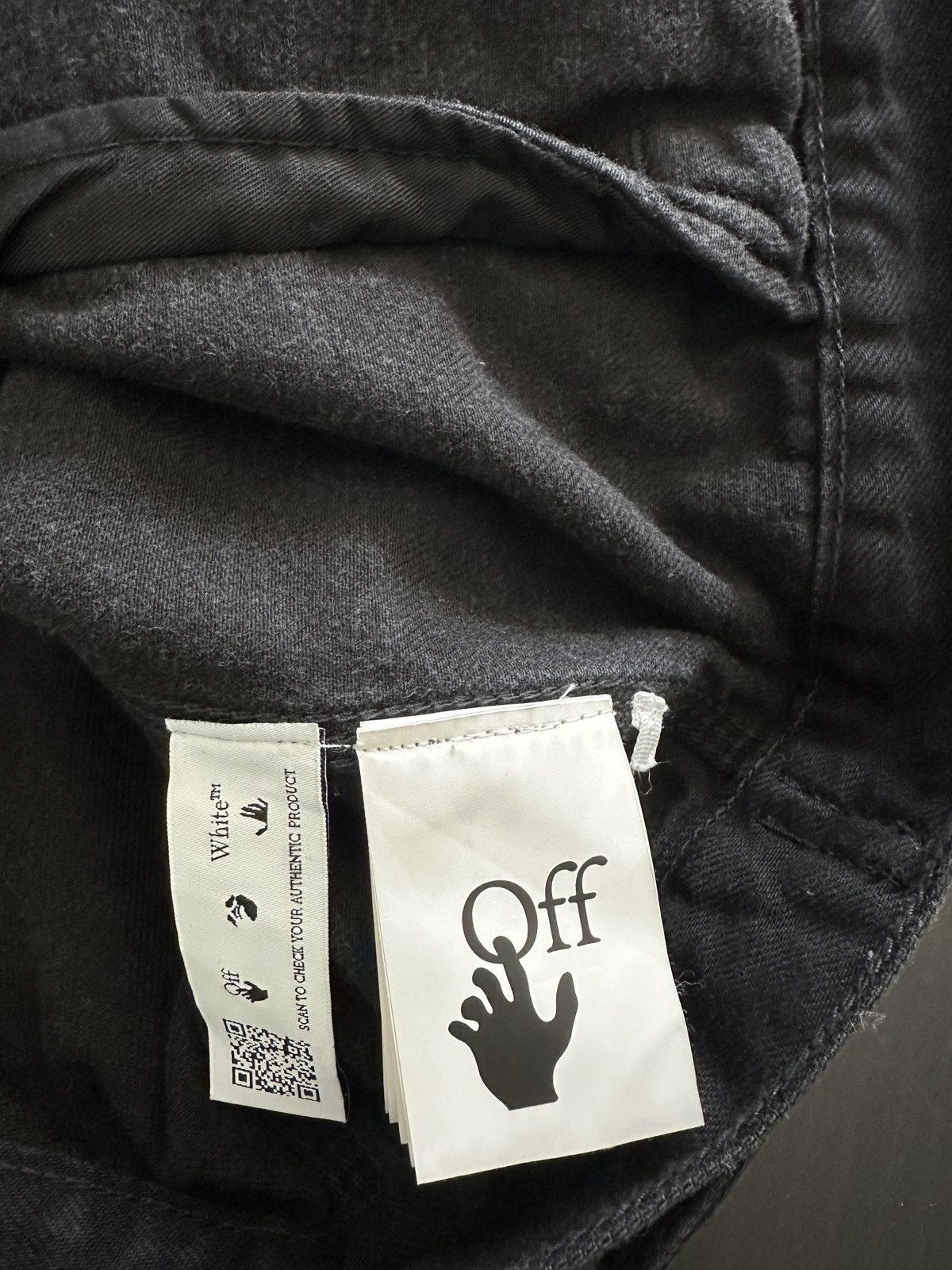 Off-White Off-White Marker Slim Denim Jacket Black Size US L / EU 52-54 / 3 - 9 Thumbnail