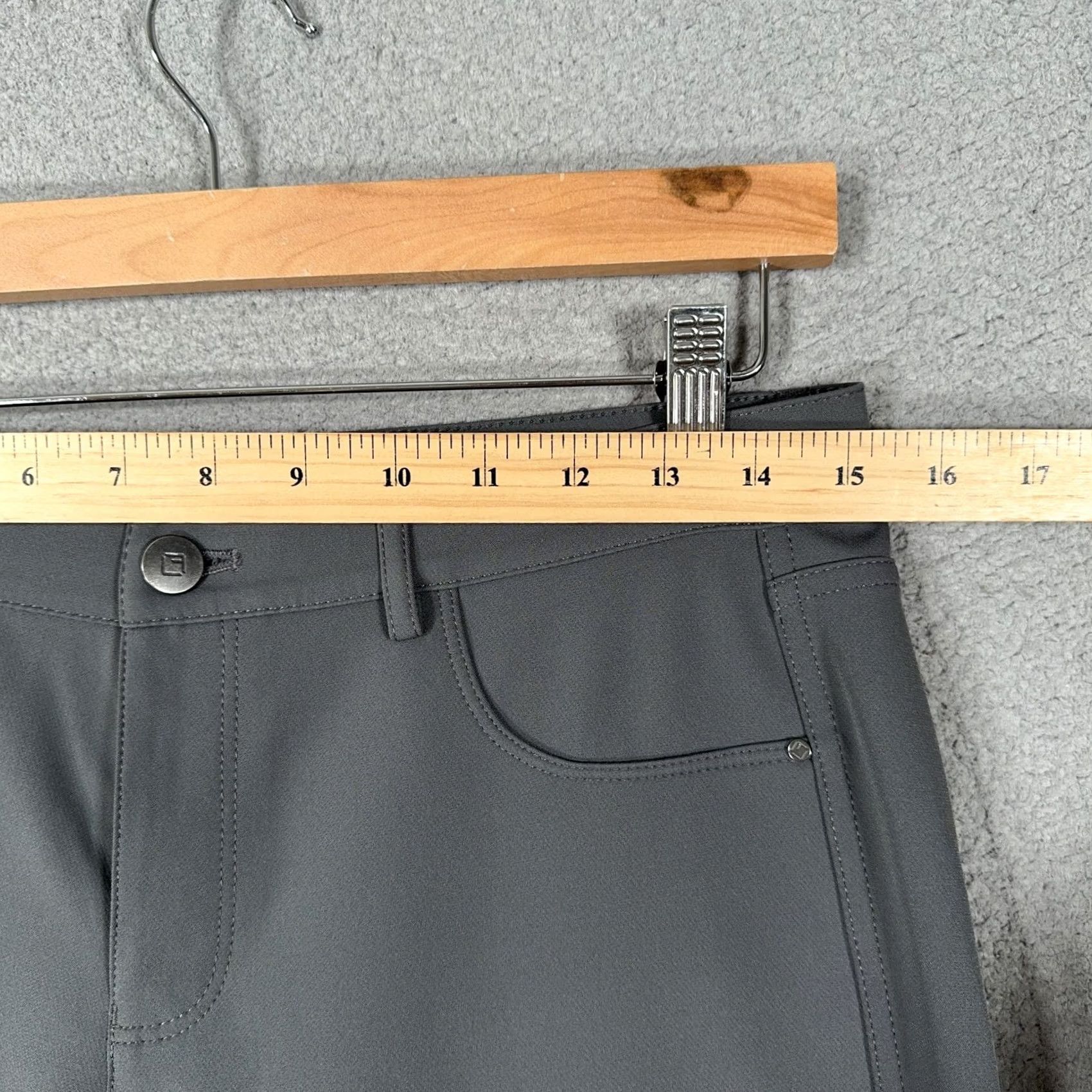 Vintage Lafayette 148 New York Mercer Pants Women 8 Gray Acclaimed Stretch Slim Trousers Size 30" / US 8 / IT 44 - 5 Thumbnail