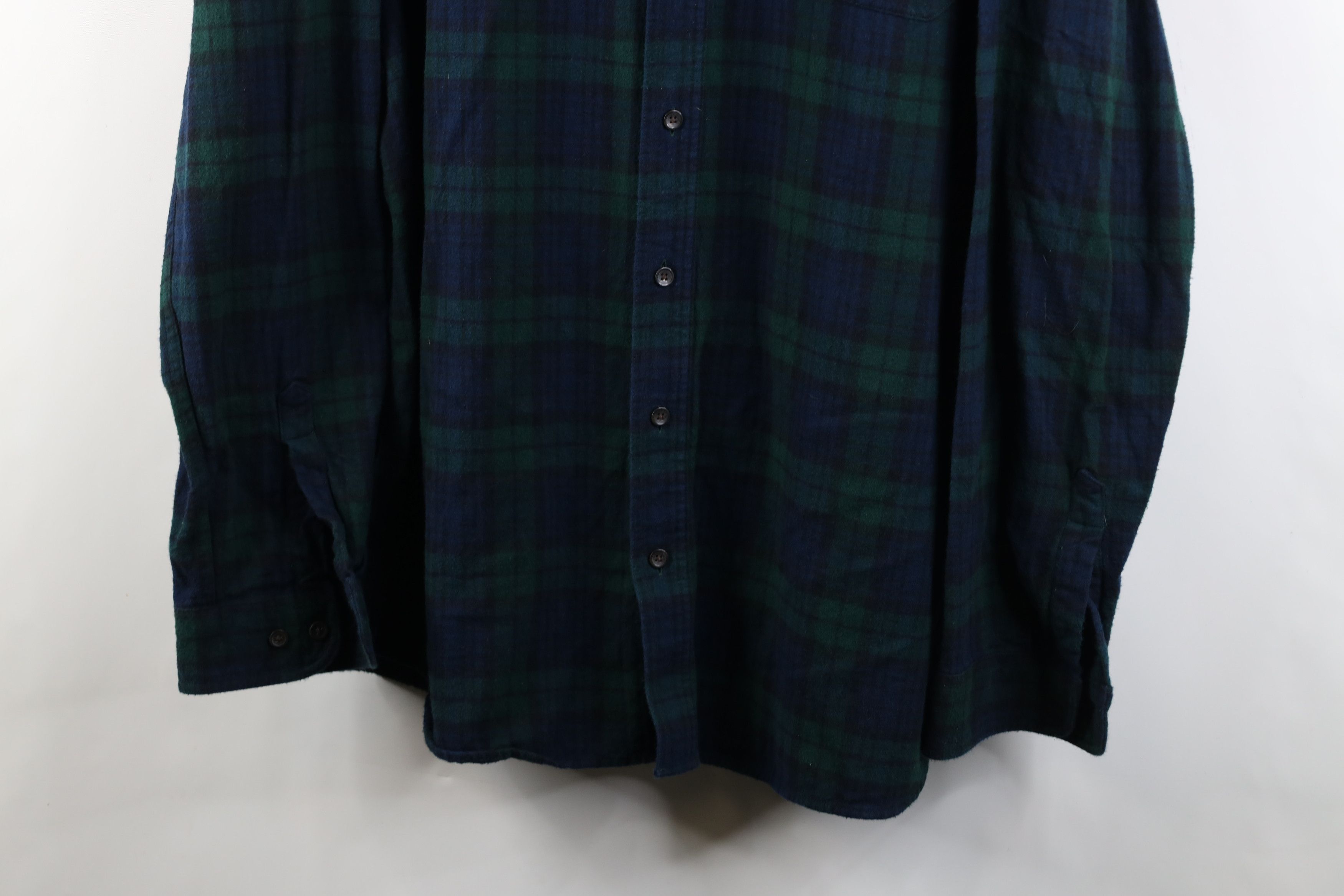 L.L. Bean Vintage LL Bean Flannel Collared Button Down Shirt Plaid Size US XXL / EU 58 / 5 - 3 Thumbnail
