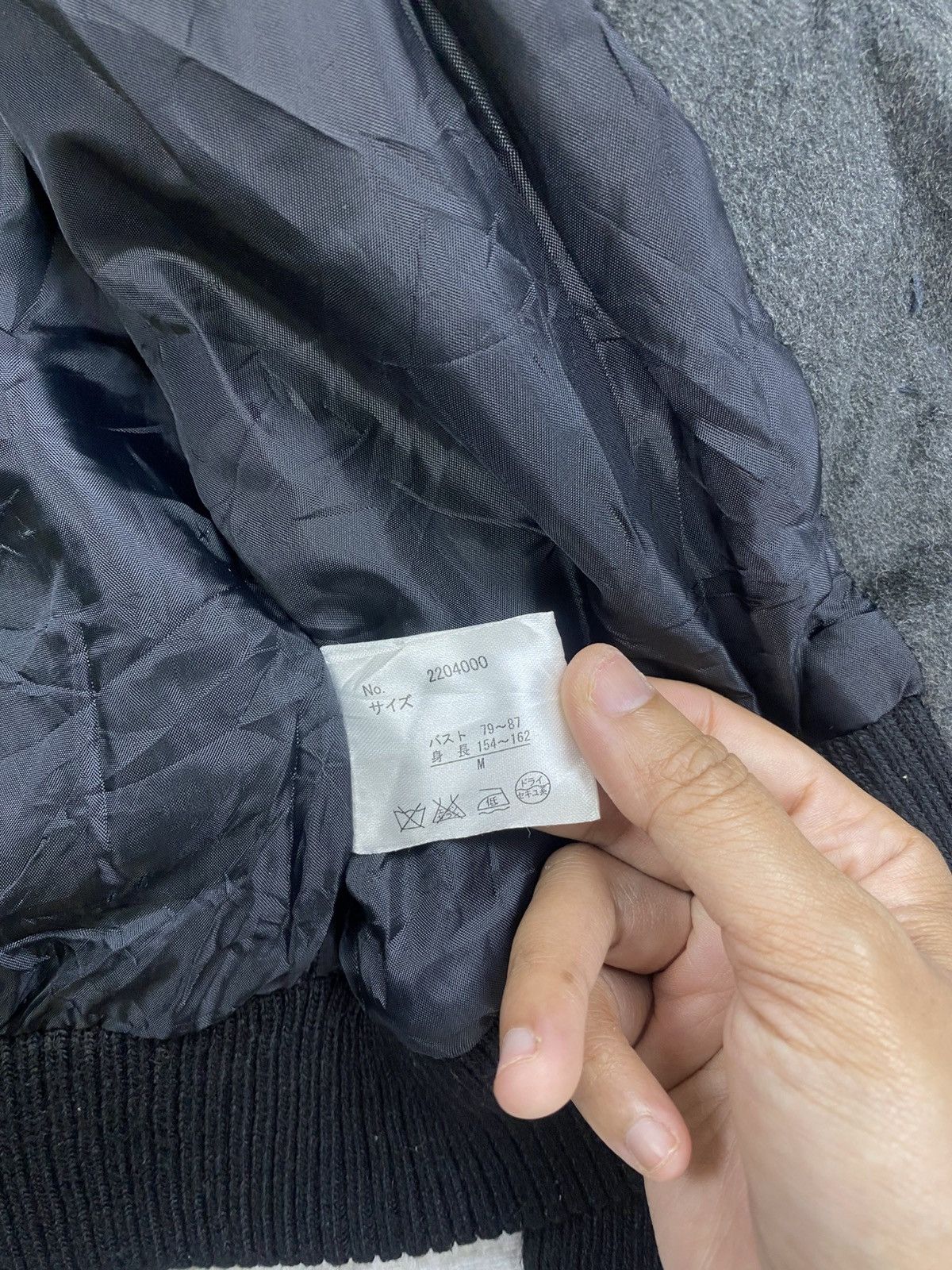 If Six Was Nine × Japanese Brand × Vintage Vintage Sky Bomber Double Collar Punk Bomber Jacket Size US M / EU 48-50 / 2 - 9 Thumbnail