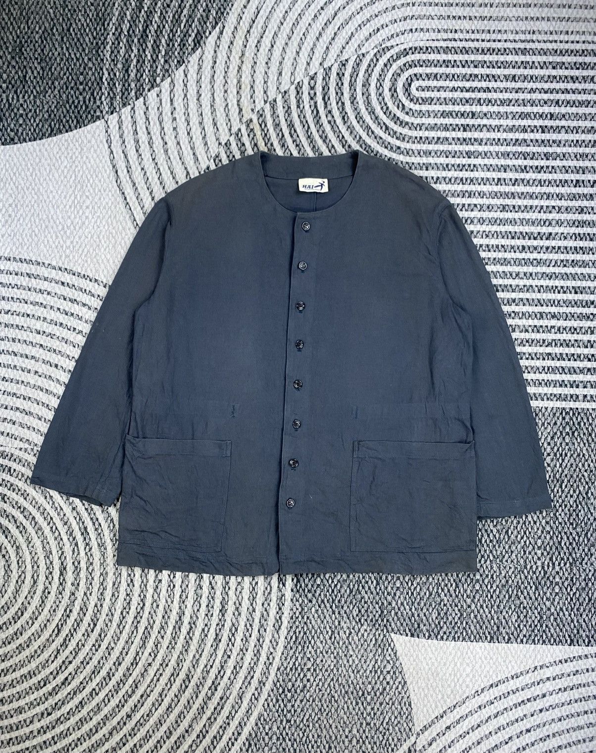 Hai Sporting Gear 🔥Hai Sporting Gear Collarless Japan Style Buttoned Jacket Size US L / EU 52-54 / 3 - 1 Thumbnail