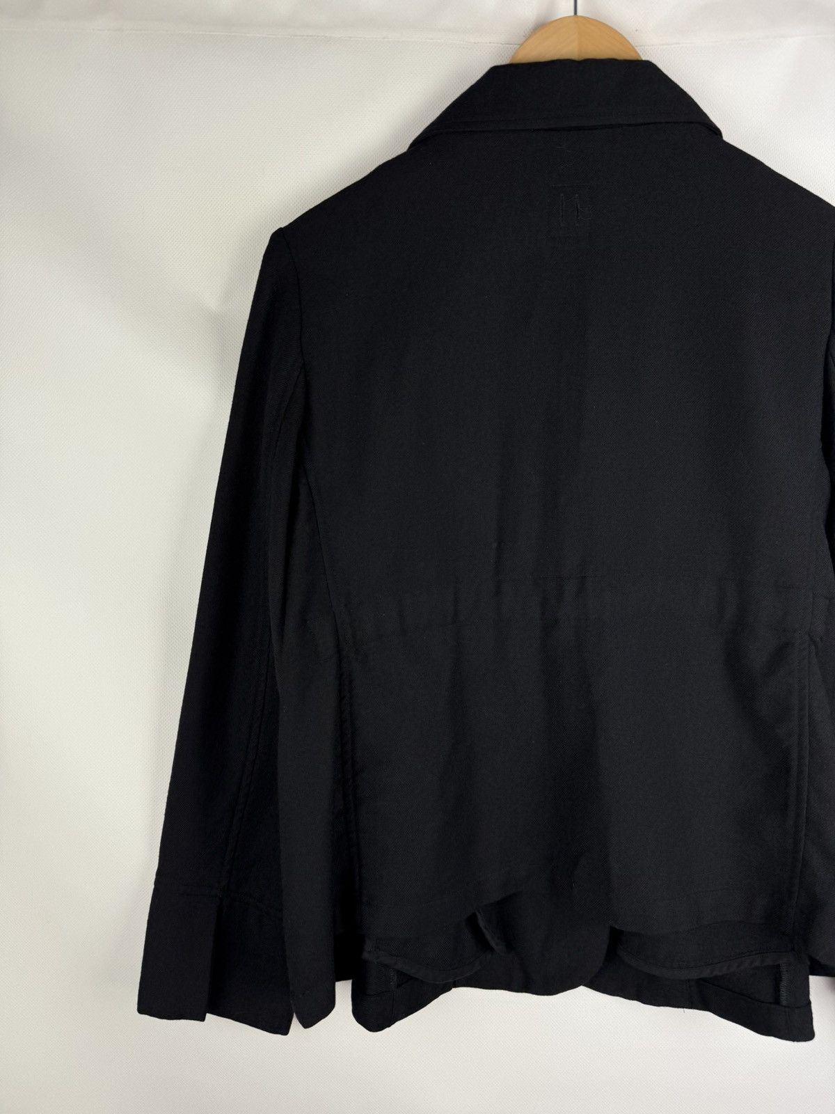 hannes roether Hannes Roether Ladies Avant-garde Wool Blazer Jacket Size M Size M / US 6-8 / IT 42-44 - 17 Thumbnail