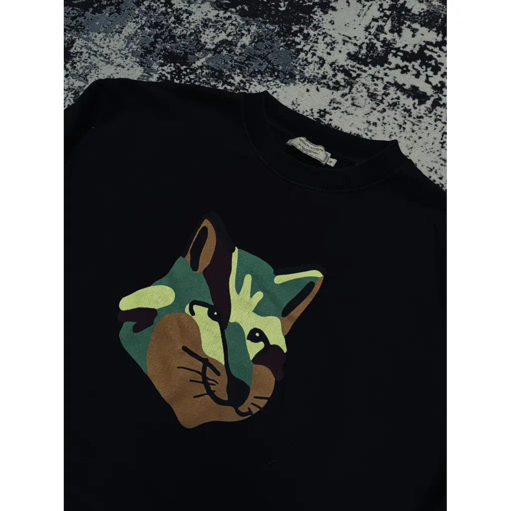 Maison Kitsune Maison Kitsune Sweatshirt Black Size M Size US M / EU 48-50 / 2 - 3 Thumbnail
