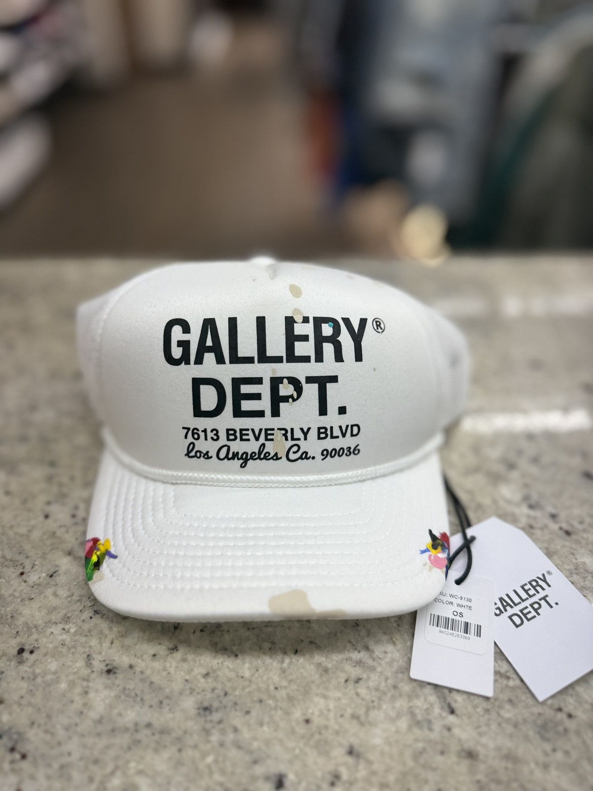 Gallery Dept White Trucker Hat