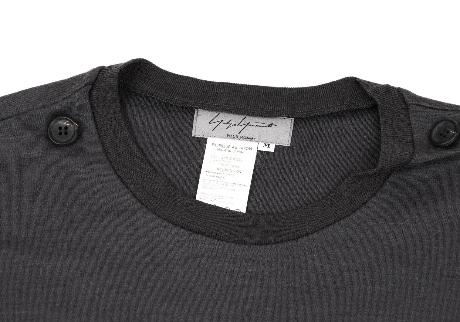 Yohji Yamamoto Yohji Yamamoto Cable Knit Wool Top Mocha M Size US M / EU 48-50 / 2 - 11 Thumbnail