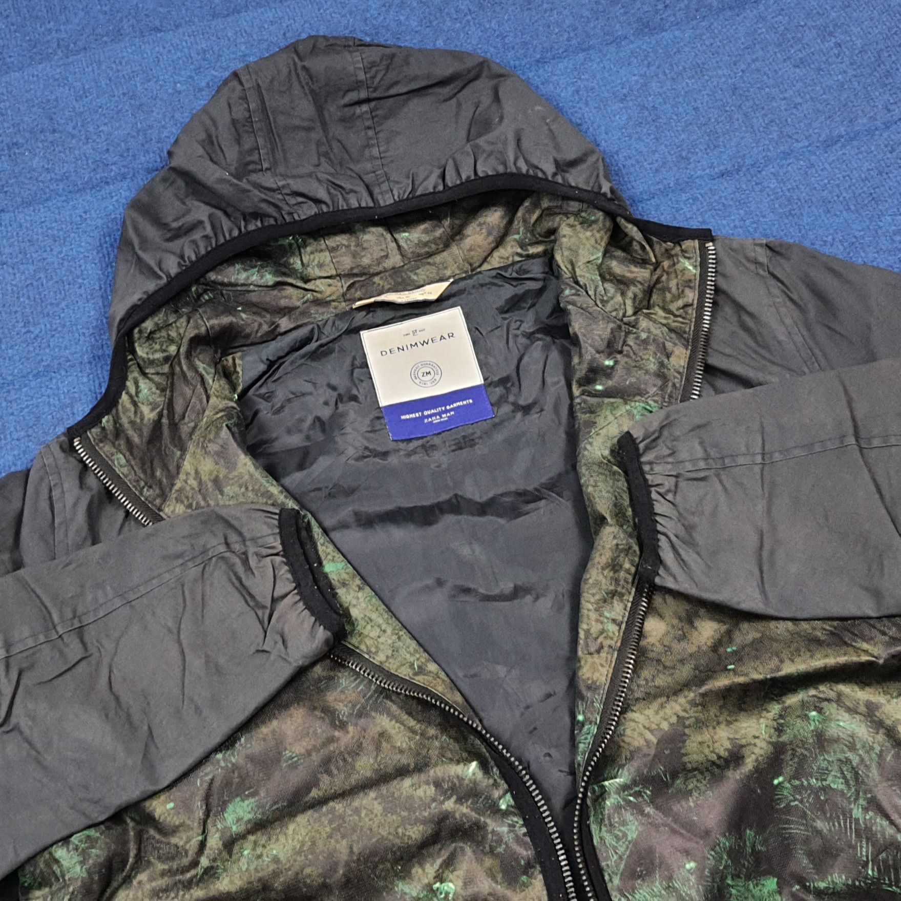 Zara Vintage Zara Man Floral Windbreaker Jacket Botanical C289N5 Size US M / EU 48-50 / 2 - 4 Thumbnail