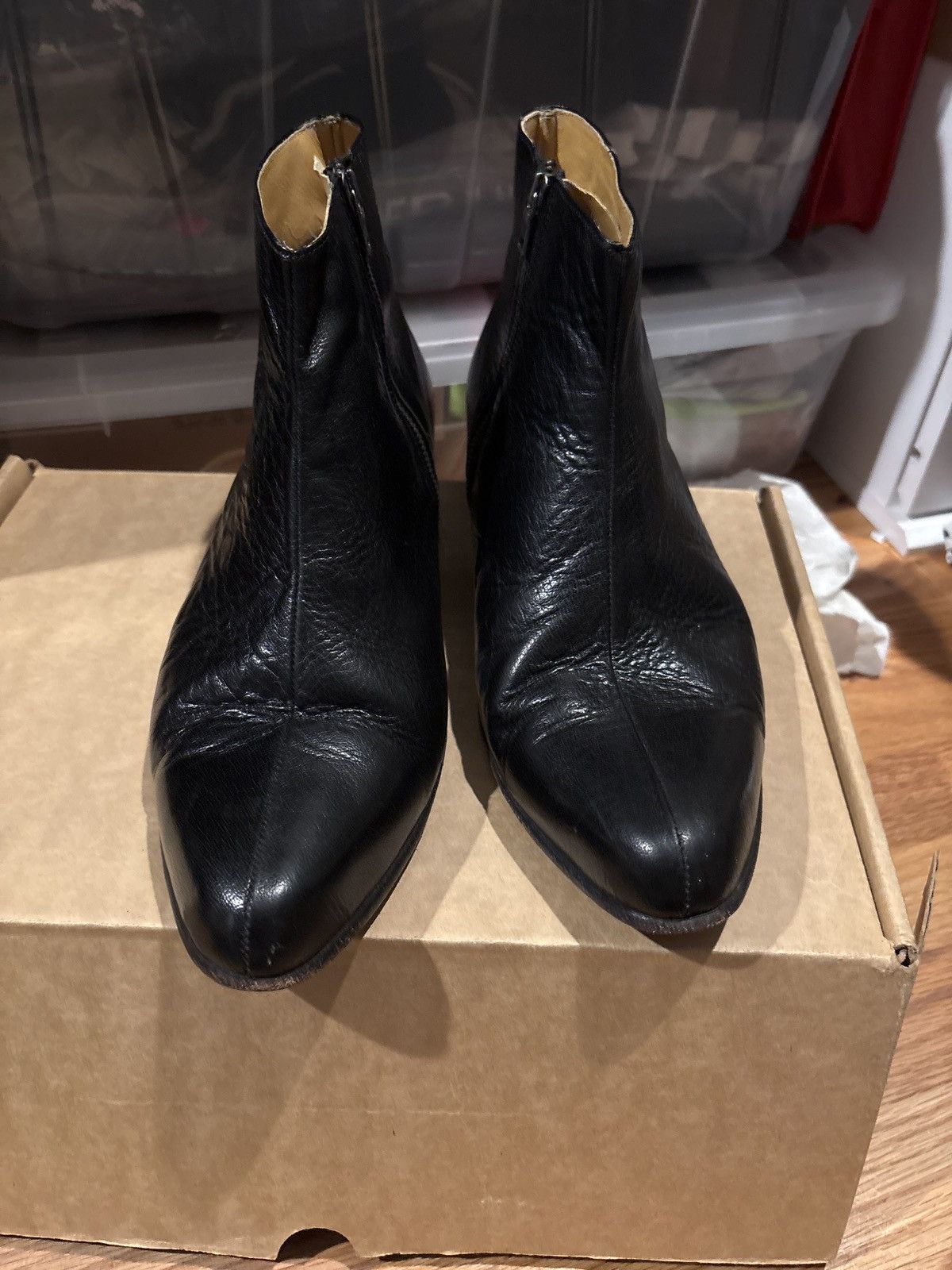 Other Esquivel black leather boot size 10 w made in La Size US 8.5 / EU 41-42 - 2 Thumbnail