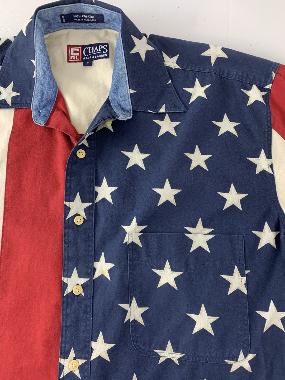 Chaps Ralph Lauren Chaps Ralph Lauren American Flag Button Up Shirt Size US L / EU 52-54 / 3 - 4 Thumbnail