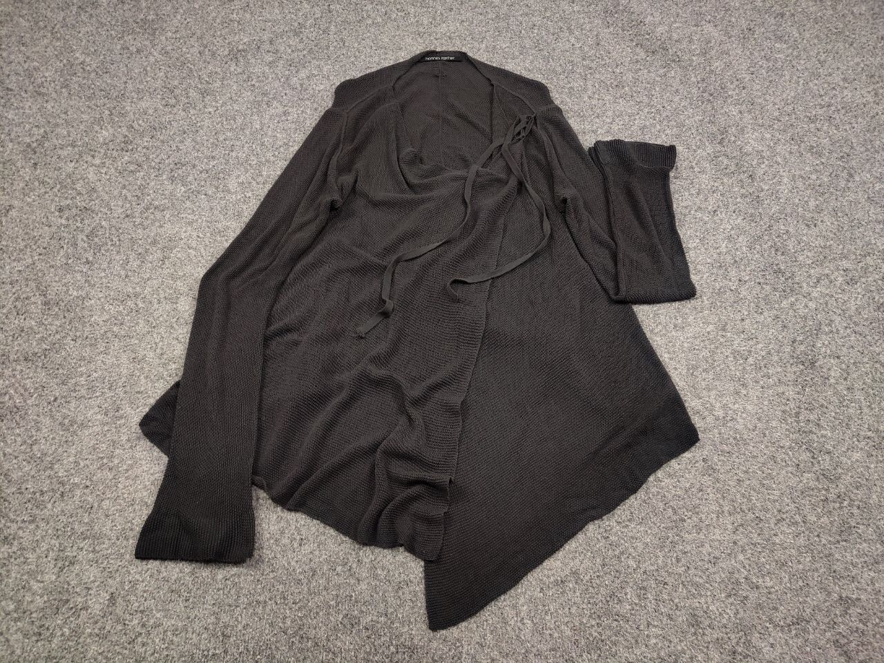 hannes roether Hannes Roether Design Gray Light Long sleeve Wrap Cardigan Size M / US 6-8 / IT 42-44 - 3 Thumbnail