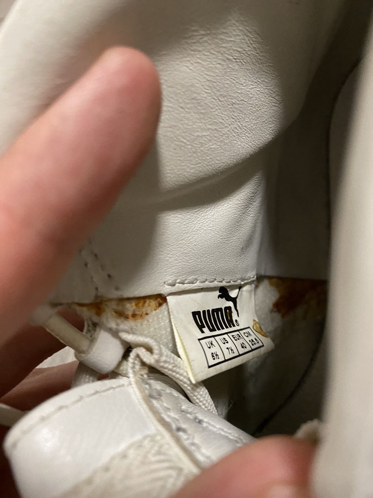 Jil Sander × Puma 🚨 Rare Vintage Puma X Jil Sander Sneakers 90s Leather Y2K Size US 7.5 / EU 40-41 - 12 Thumbnail