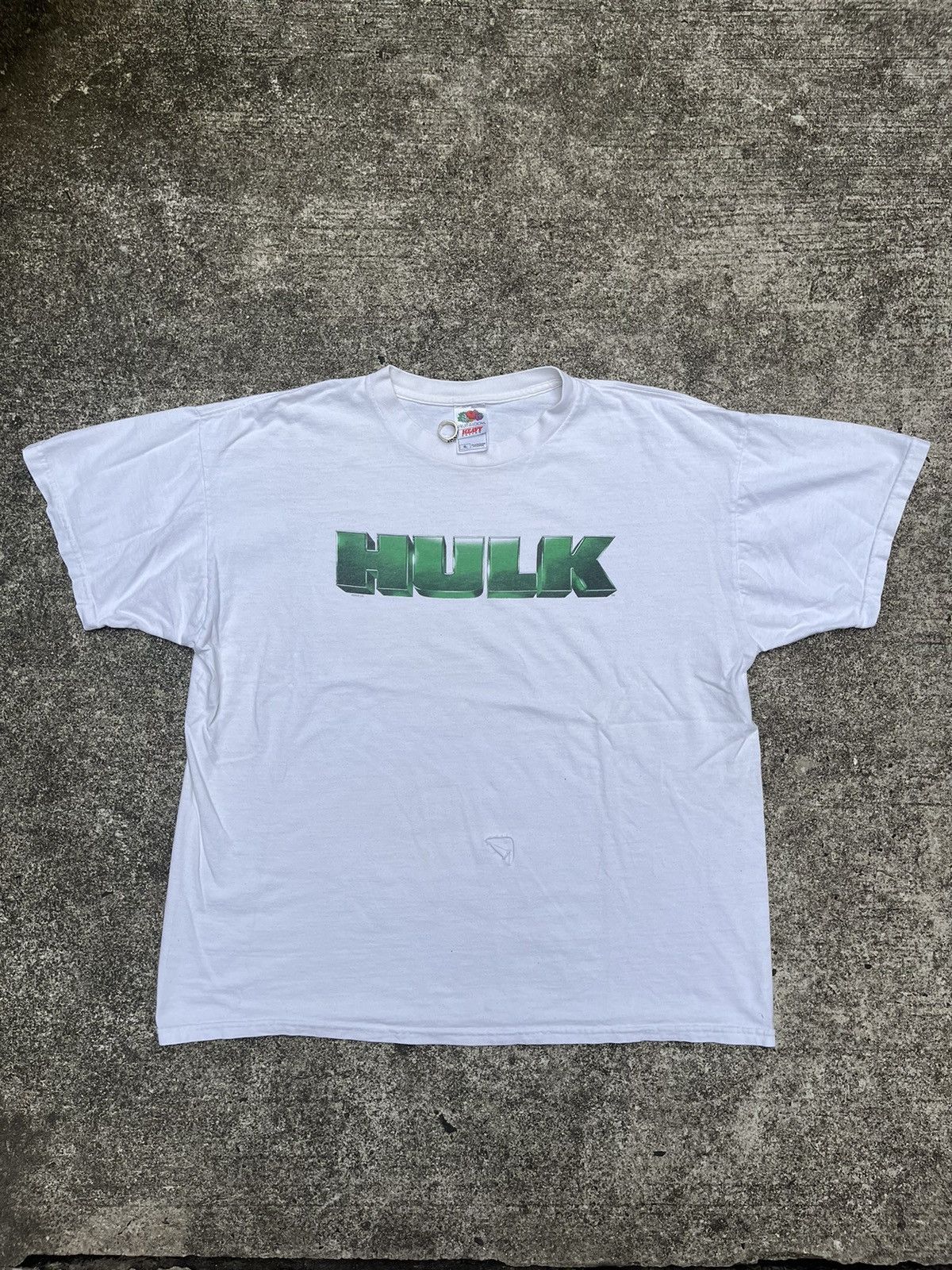 Marvel Comics × Vintage Vintage 2002 Hulk Movie Promo Tee Size US XL / EU 56 / 4 - 1 Thumbnail