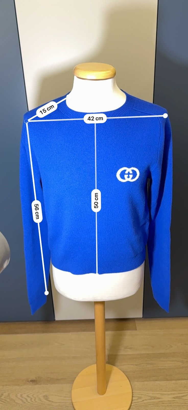Gucci Maglione Gucci unisex blu elettrico Size US S / EU 44-46 / 1 - 13 Thumbnail
