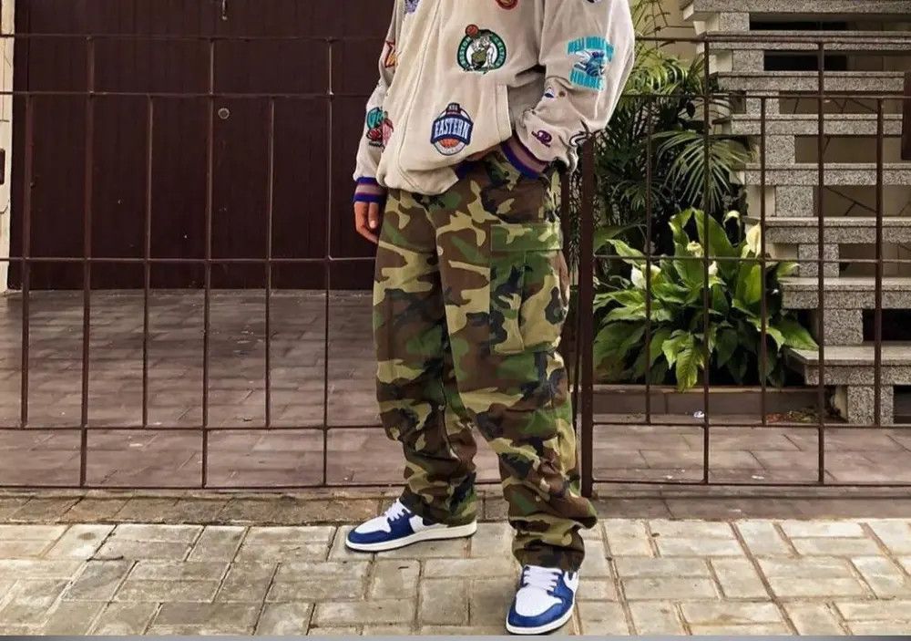 Carhartt Vintage Carhartt Aviation Cargo Pants Camo Military Y2K Size US 31 - 1 Thumbnail