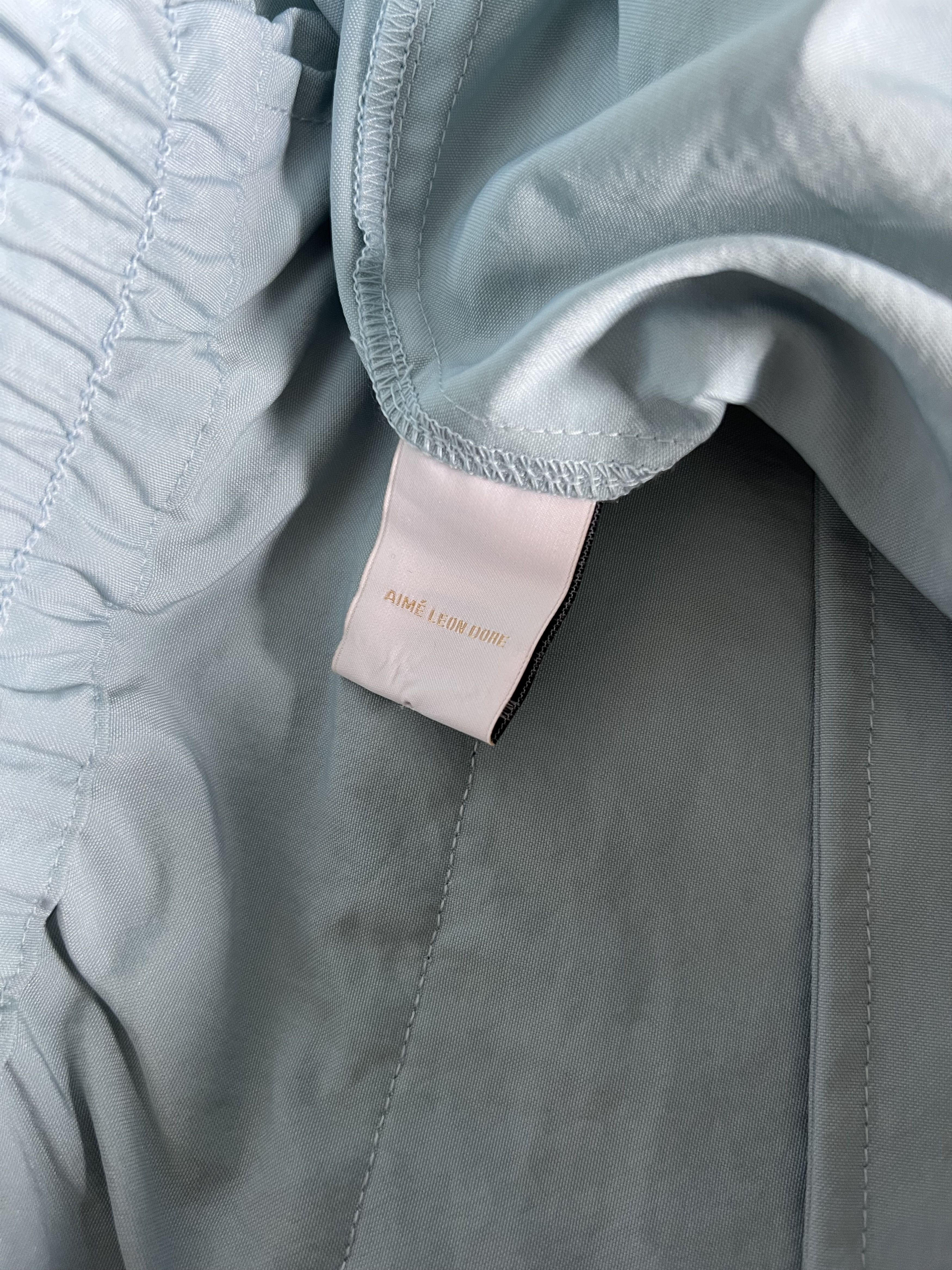 Aime Leon Dore Aime Leon Dore Unisphere Logo Nylon Track Pants Tourmaline Size US 34 / EU 50 - 8 Thumbnail