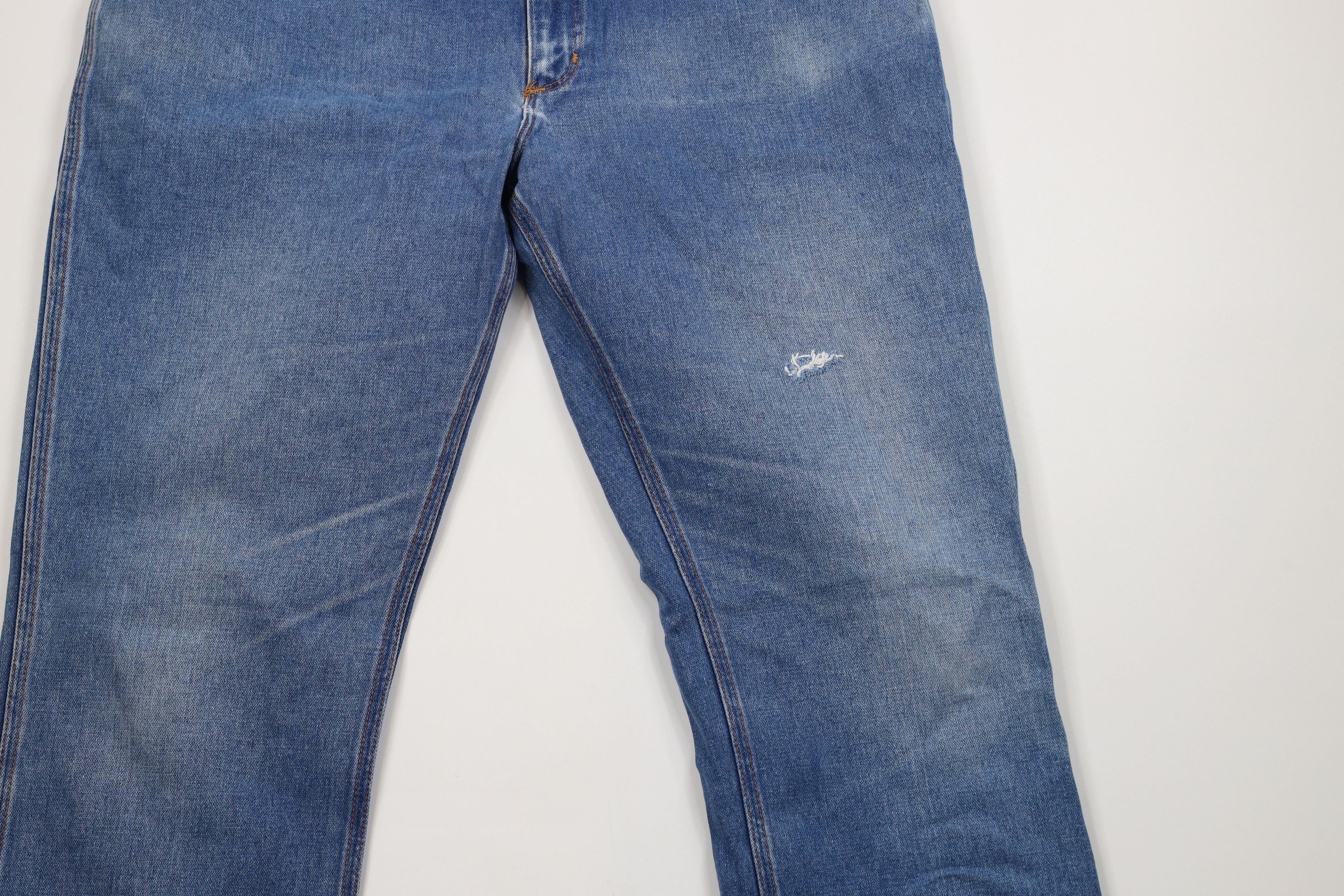 Vintage Vintage 70s Streetwear Wide Leg Bell Bottoms Denim Jeans USA Size US 42 / EU 58 - 3 Thumbnail