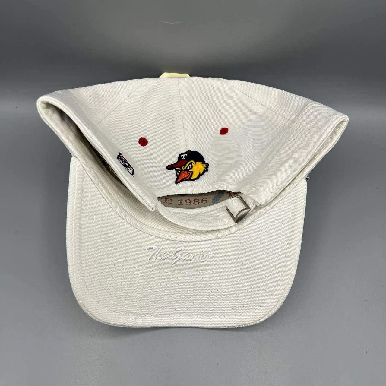 The Game Vintage Toledo Mud Hens Hat Men White MiLB Strap Back Cotton Size ONE SIZE - 4 Thumbnail