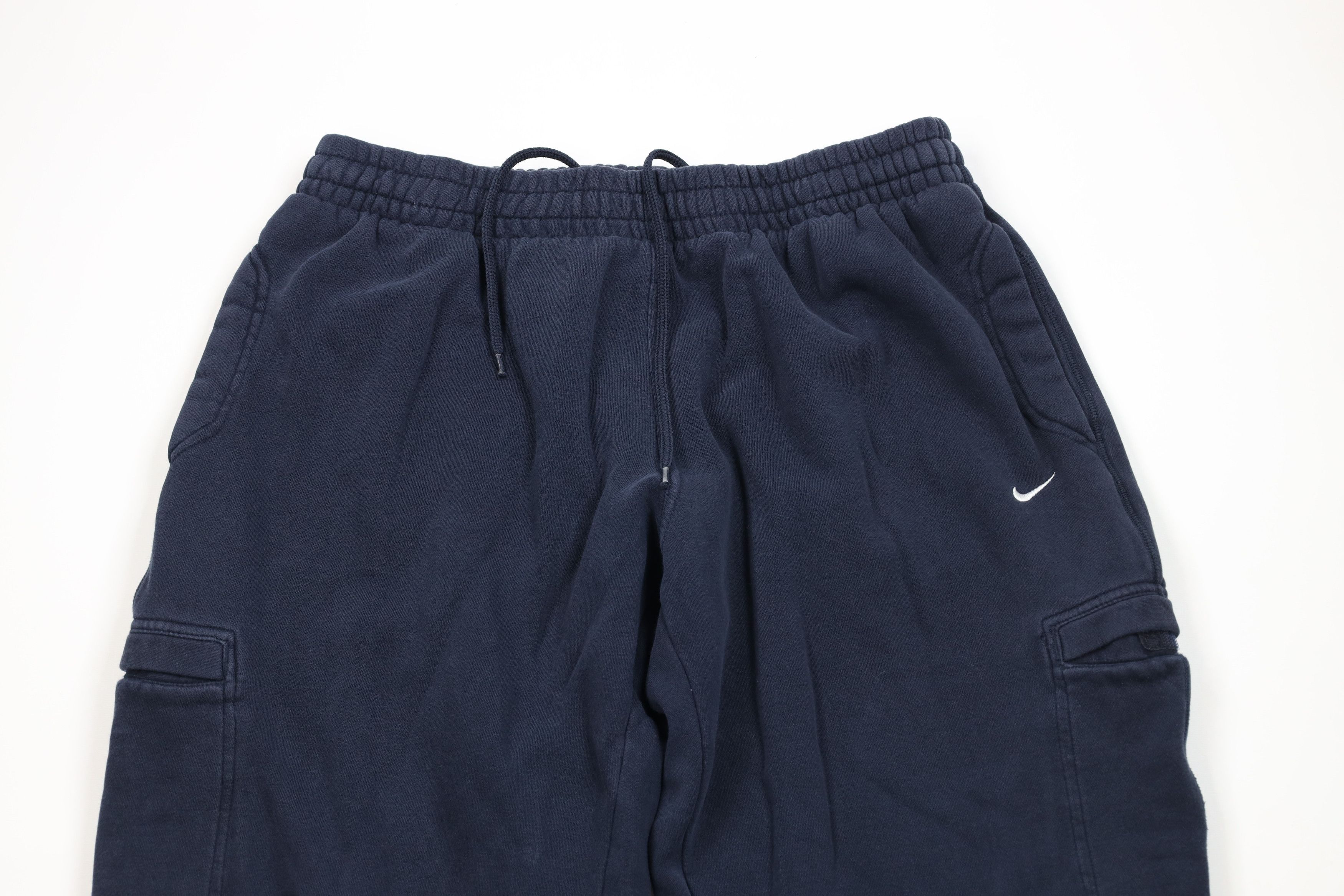 Nike Vintage Nike Scott Mini Swoosh Wide Leg Cargo Sweatpants Size US 38 / EU 54 - 2 Thumbnail