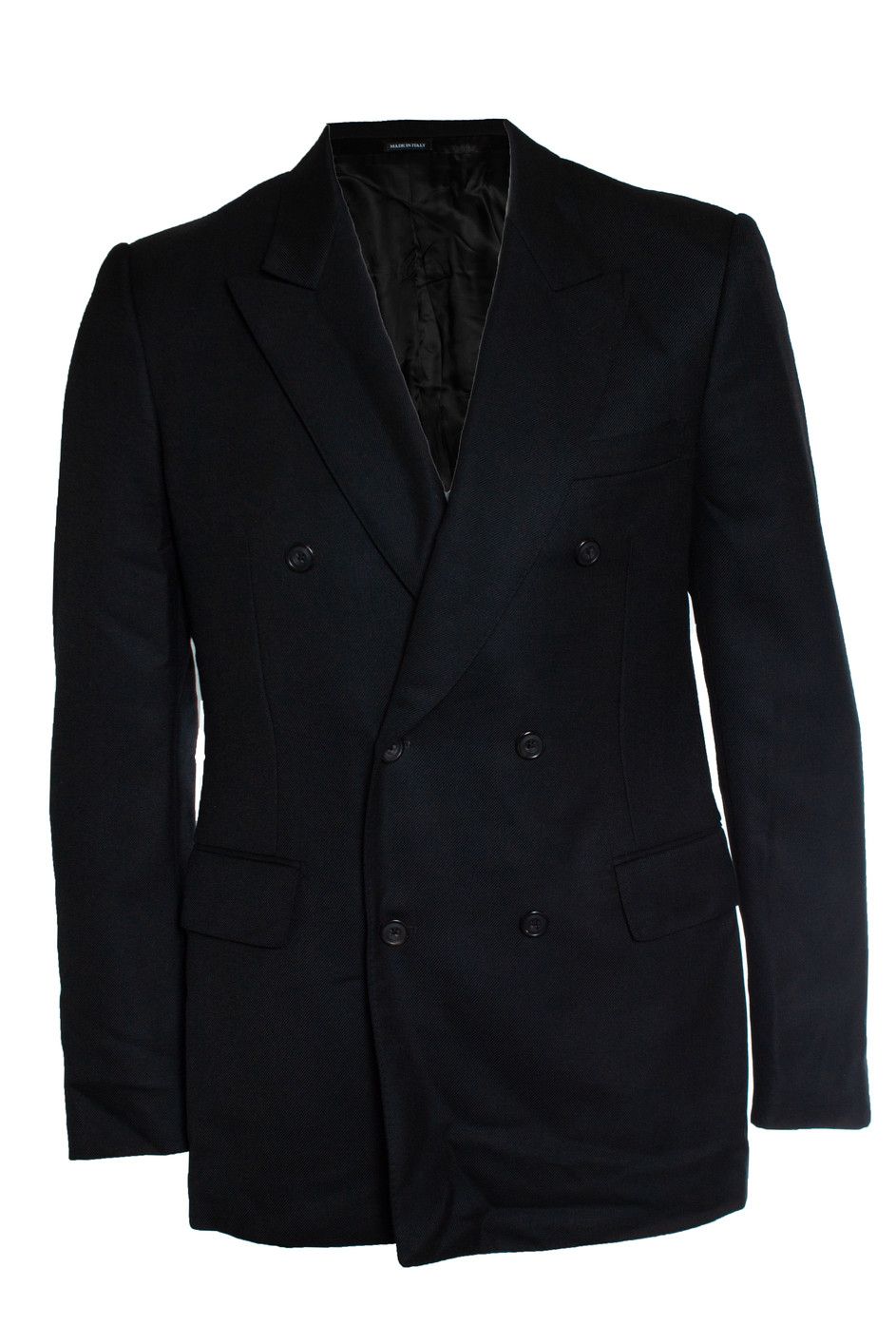 Alexander McQueen Alexander McQueen, Black double breasted blazer Size 50R - 1 Thumbnail