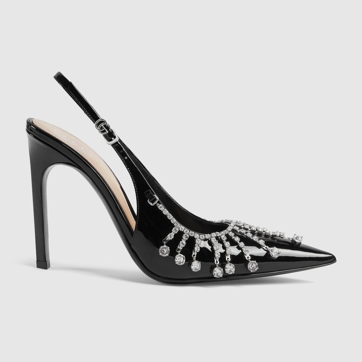 Gucci Gucci Crystal Chain Pumps SIZE 41 Size ONE SIZE - 1 Thumbnail
