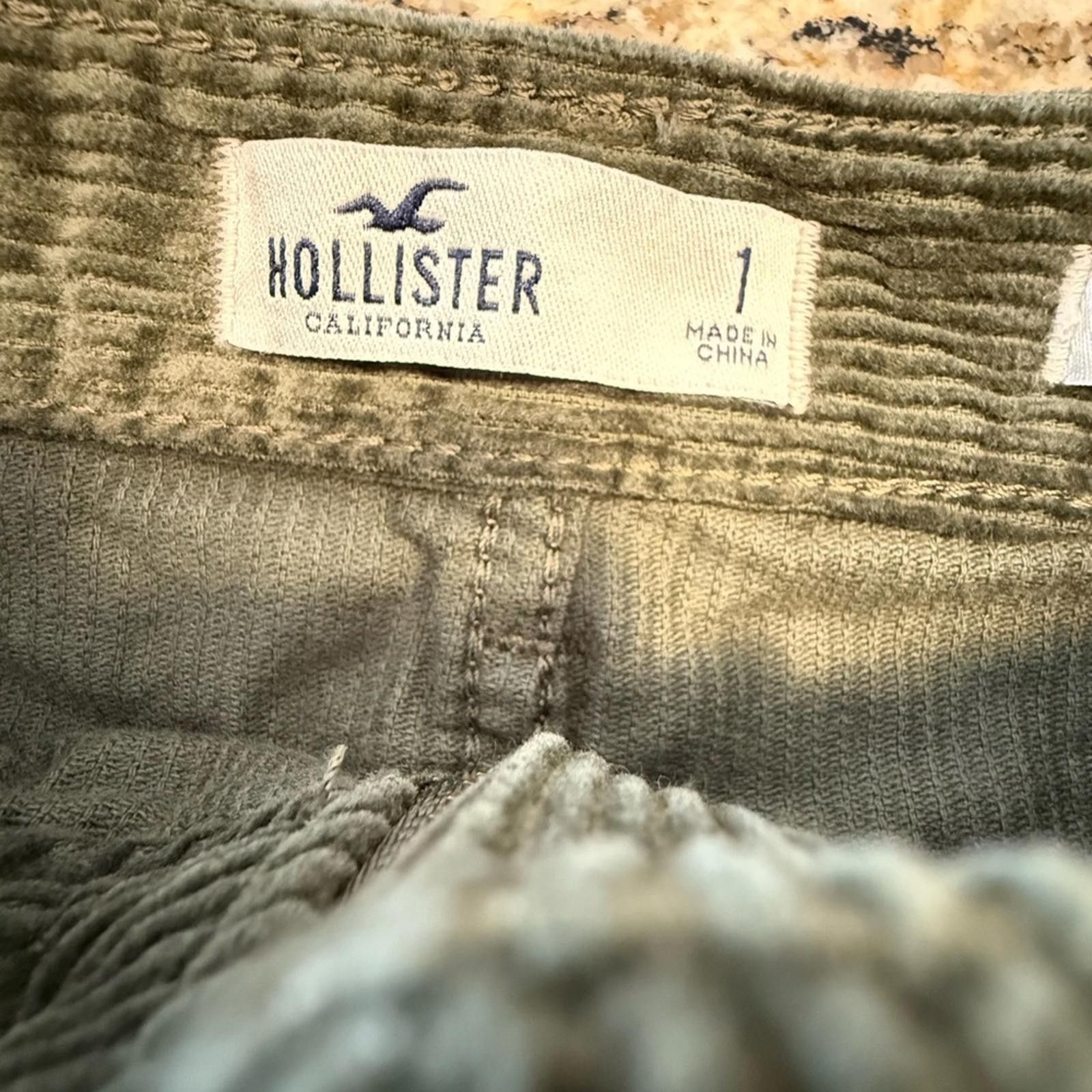 Other Hollister forest green corduroy mini skirt high rise SZ 1 Size 30" / US 8 / IT 44 - 5 Thumbnail