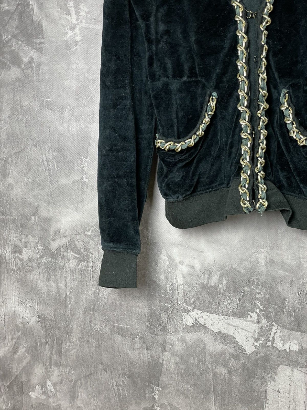 Juicy Couture × Vintage Juicy Couture vintage velvet zip-up hoodie Size M / US 6-8 / IT 42-44 - 4 Thumbnail