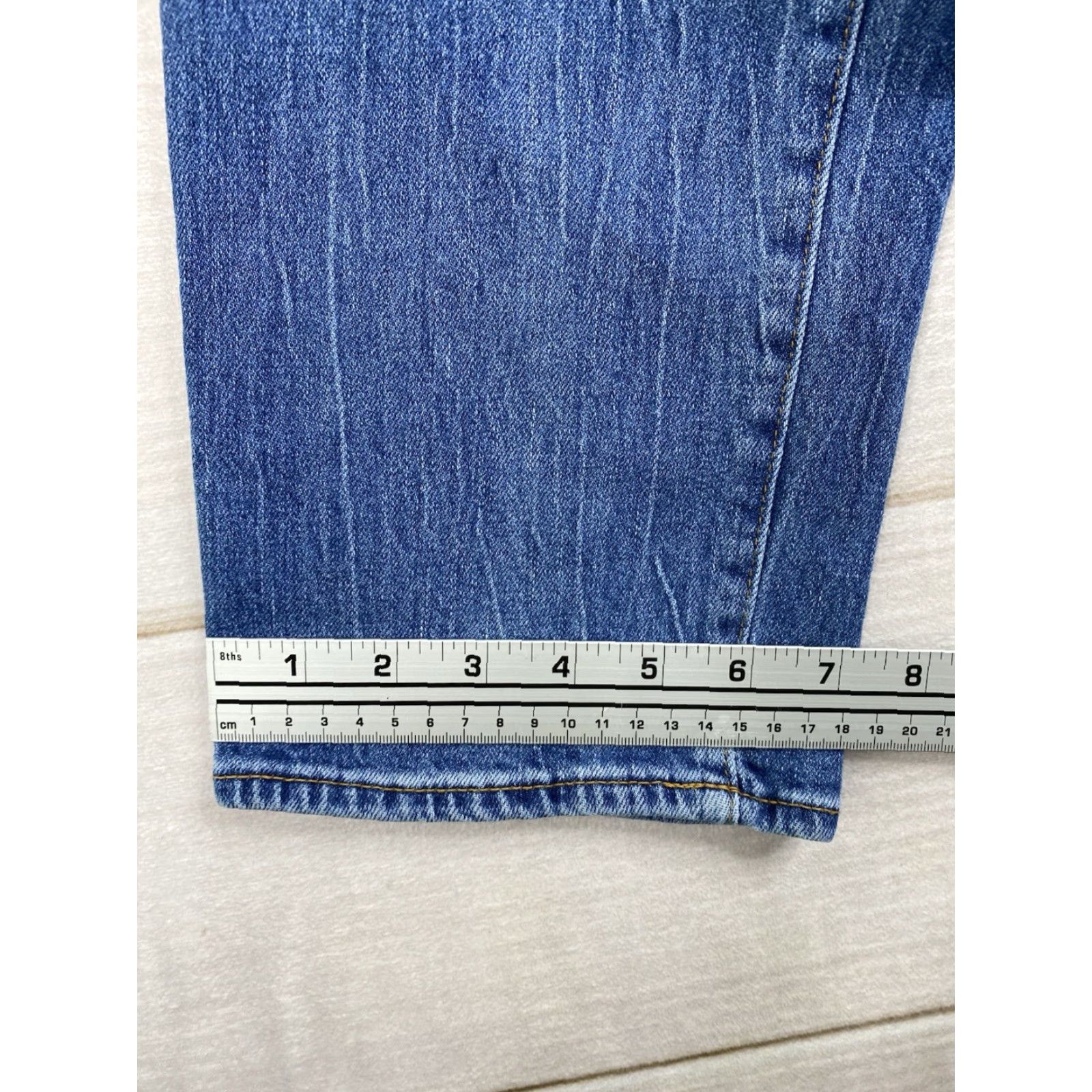American Eagle Outfitters VINTAGE American Eagle Athletic Fit Jeans Mens 31x32 Stretch Denim Whiskering Distressed Size US 28 / EU 44 - 5 Thumbnail