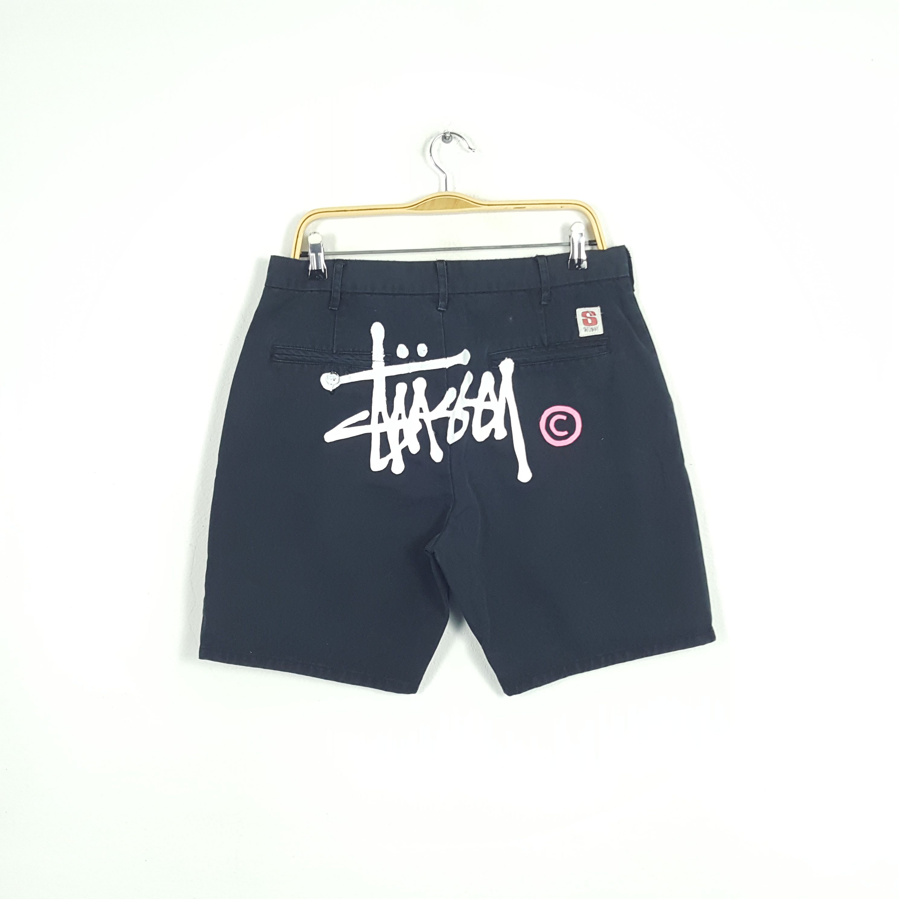 Stussy × Vintage Vintage Stussy American Street Style Short Pants Size US 32 / EU 48 - 1 Thumbnail