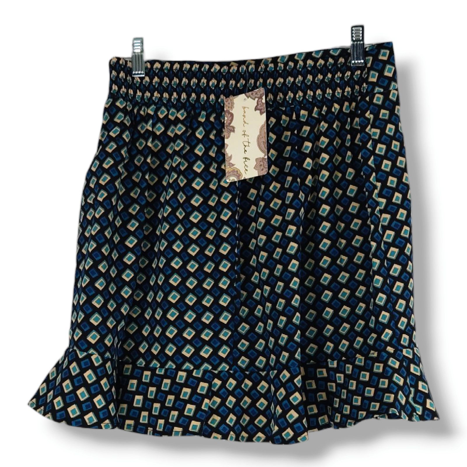 Other Preppy Diamond Mini Skirt Ruffle Hem M NWT Band of the Free Size 29" - 5 Thumbnail