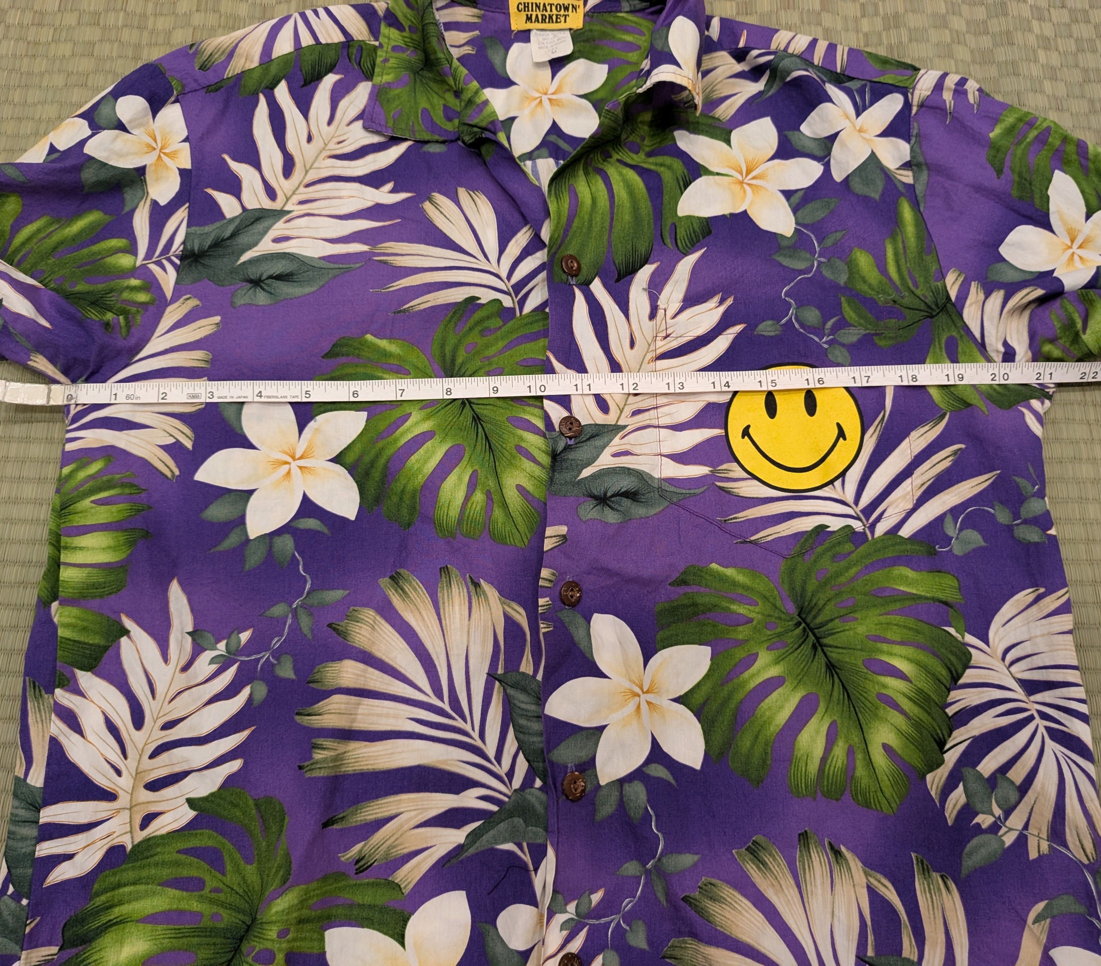 Market Chinatown Market Smiley Hawaiian Shirt Made in USA Size US M / EU 48-50 / 2 - 4 Thumbnail