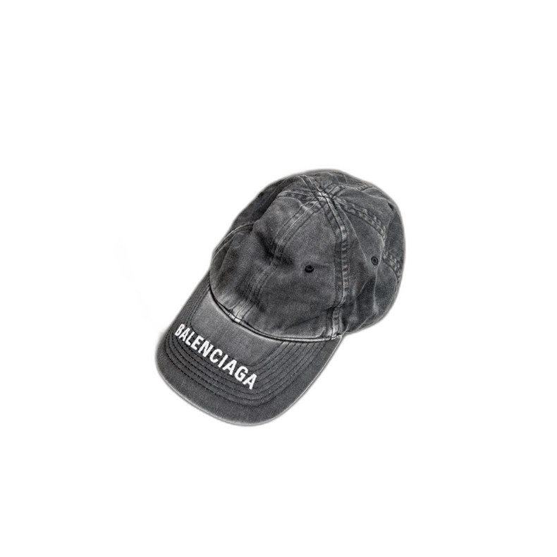 Balenciaga Balenciaga Distressed Embroidered Baseball Cap Size ONE SIZE - 1 Thumbnail