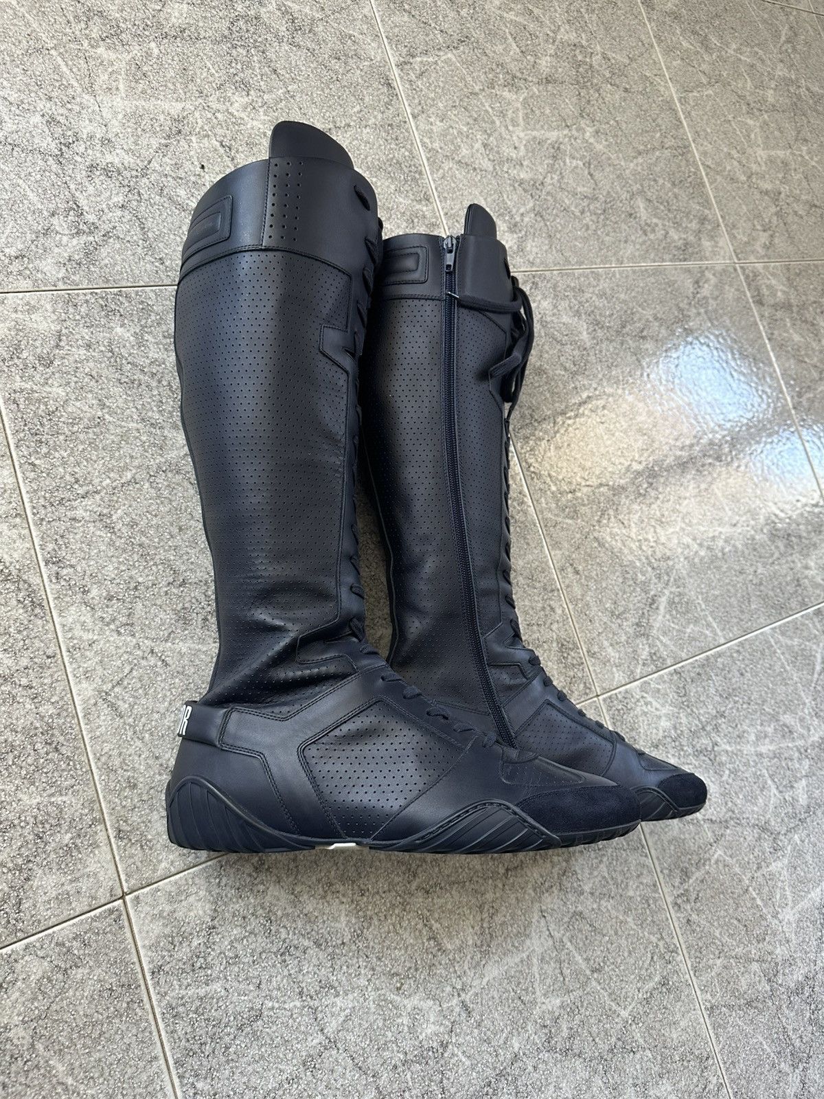 Dior SS 2017 Christian Dior “J’Adior” D-Fence Leather Boots Size US 11 / IT 41 - 12 Thumbnail