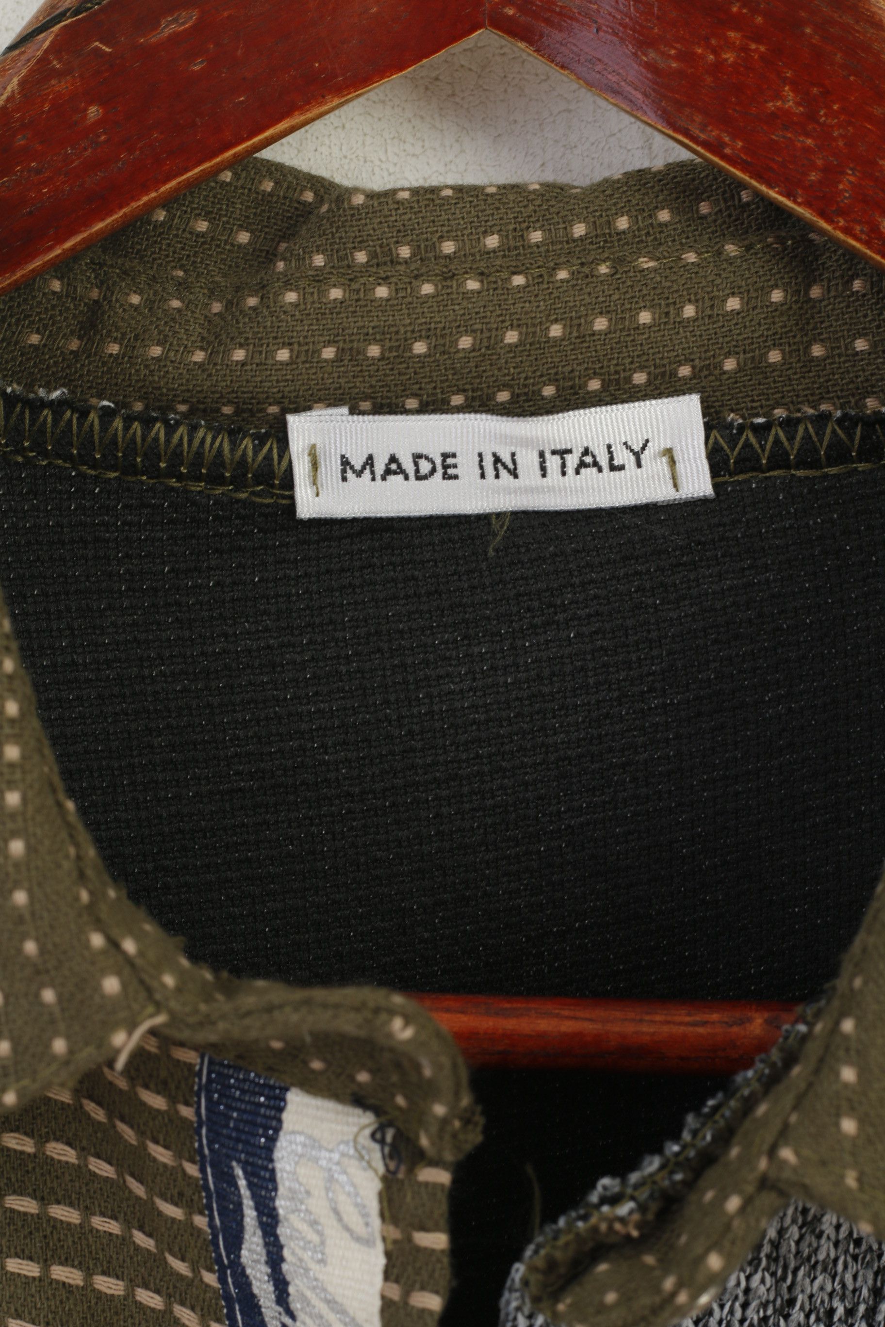 Other Made in Italy Women M Casual Shirt Green 6466 Size M / US 6-8 / IT 42-44 - 4 Thumbnail
