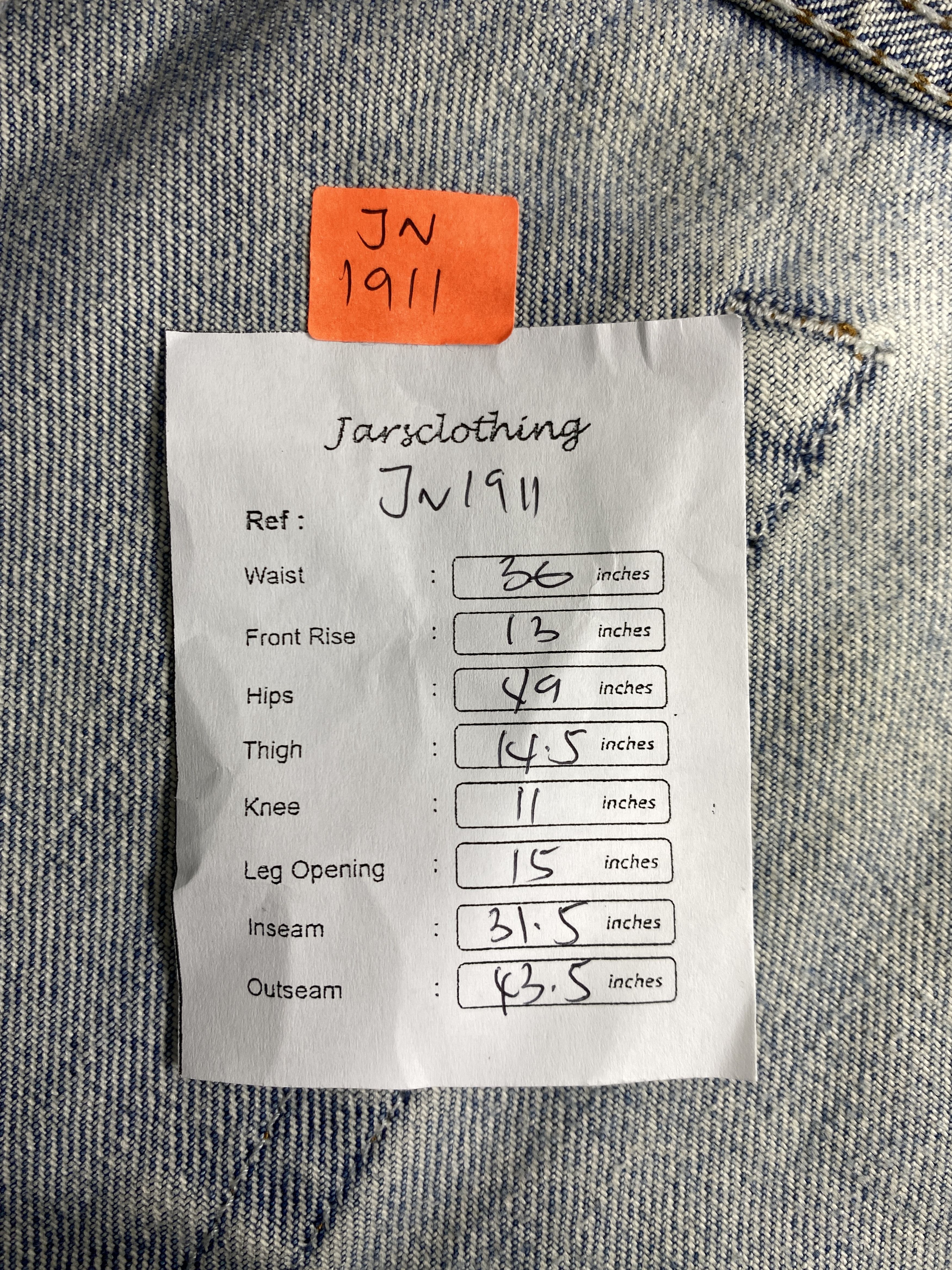 Levi's Dirty Used Blue Vintage Levi's 560 36x31.5 Denim -JN1911 Size US 36 / EU 52 - 8 Thumbnail