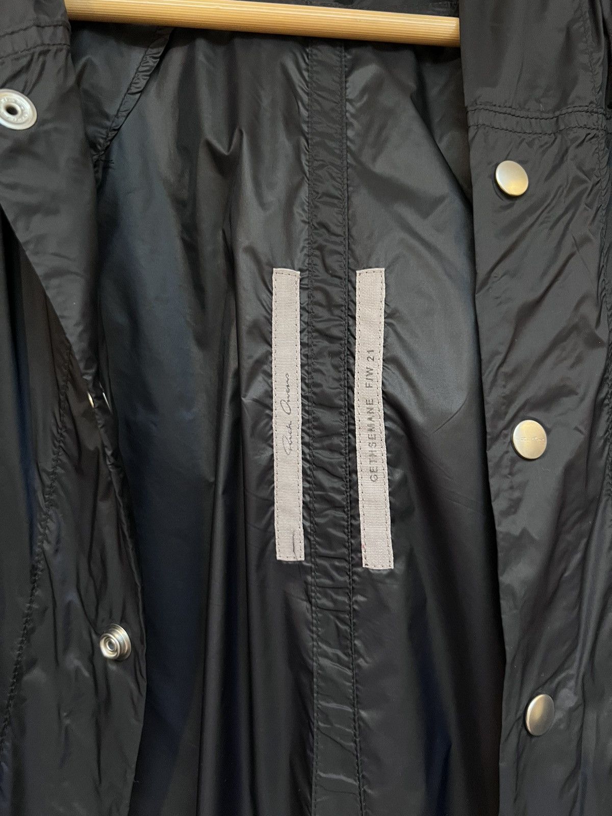 Rick Owens Gethsemane FW21 trench coat