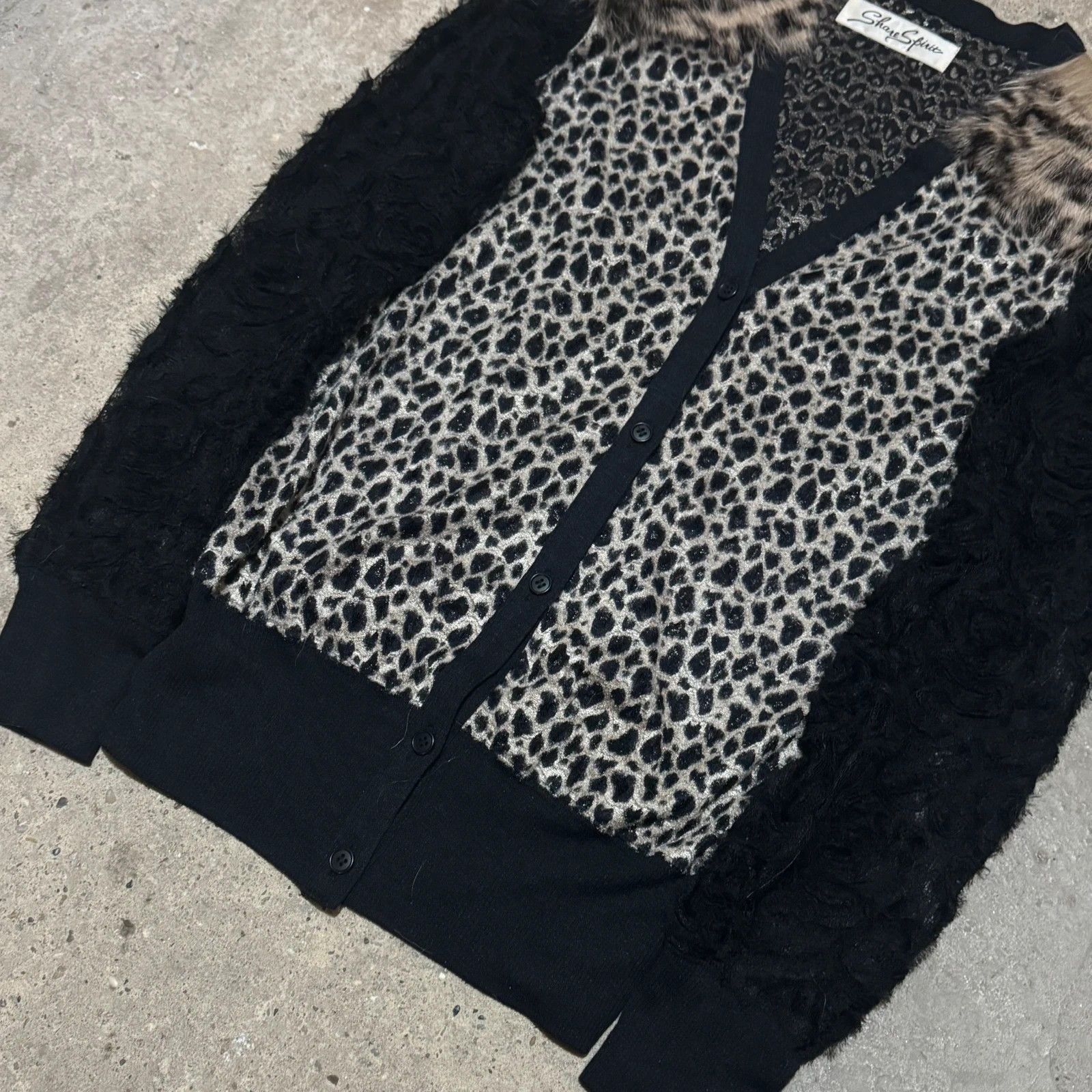 Share Spirit Homme Share spirit leopard cardigan Size US M / EU 48-50 / 2 - 2 Thumbnail