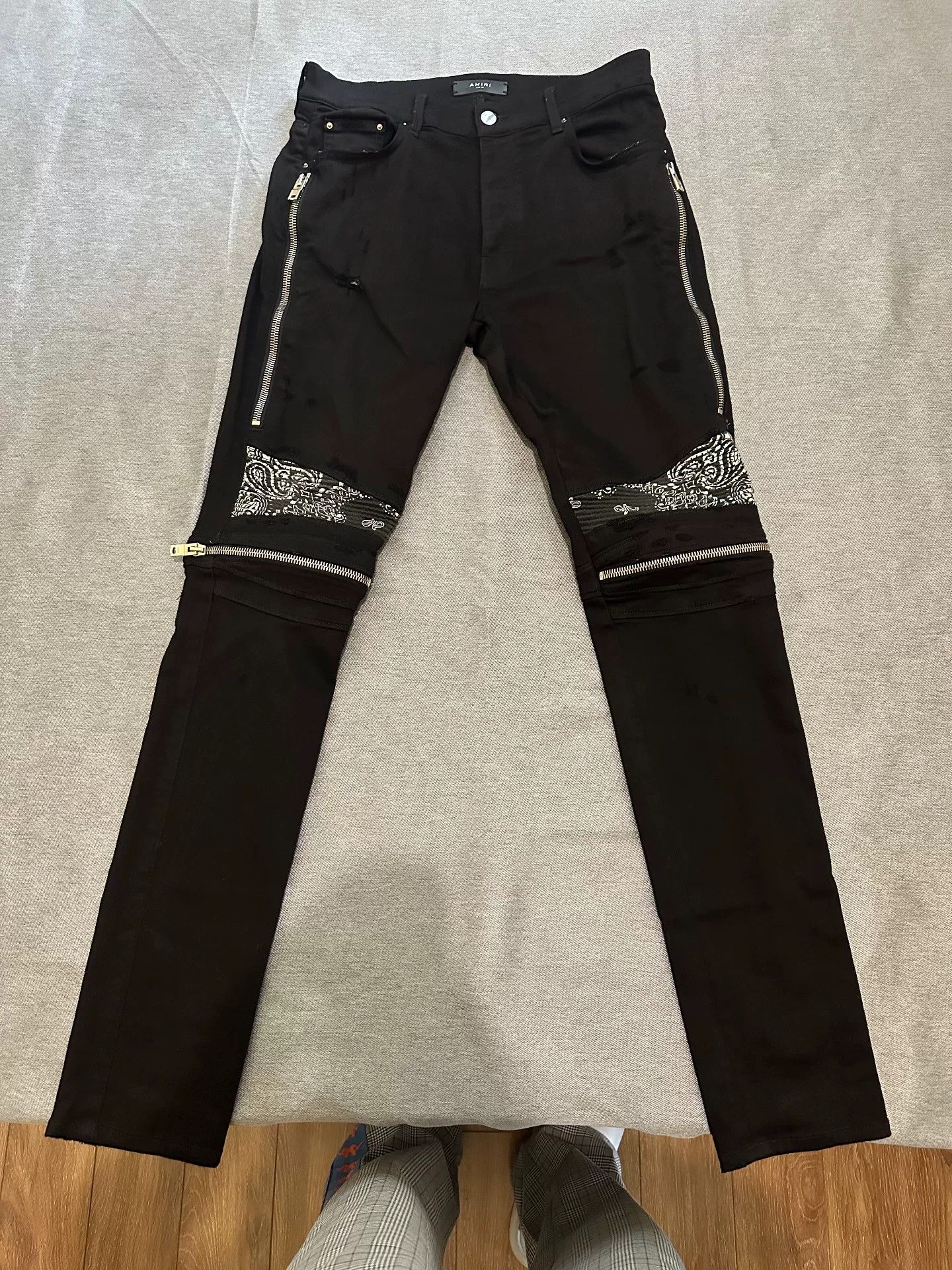 Amiri amiri black denim pants size 34 Size US 34 / EU 50 - 1 Thumbnail