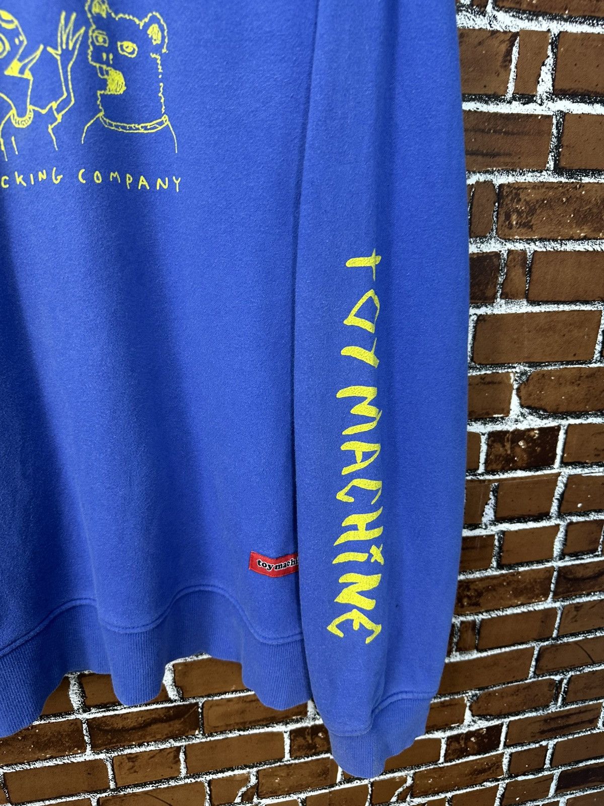 Toy Machine Vintage Skate Toy Machine Crewneck Sweatshirt Z358 Size US XL / EU 56 / 4 - 3 Thumbnail