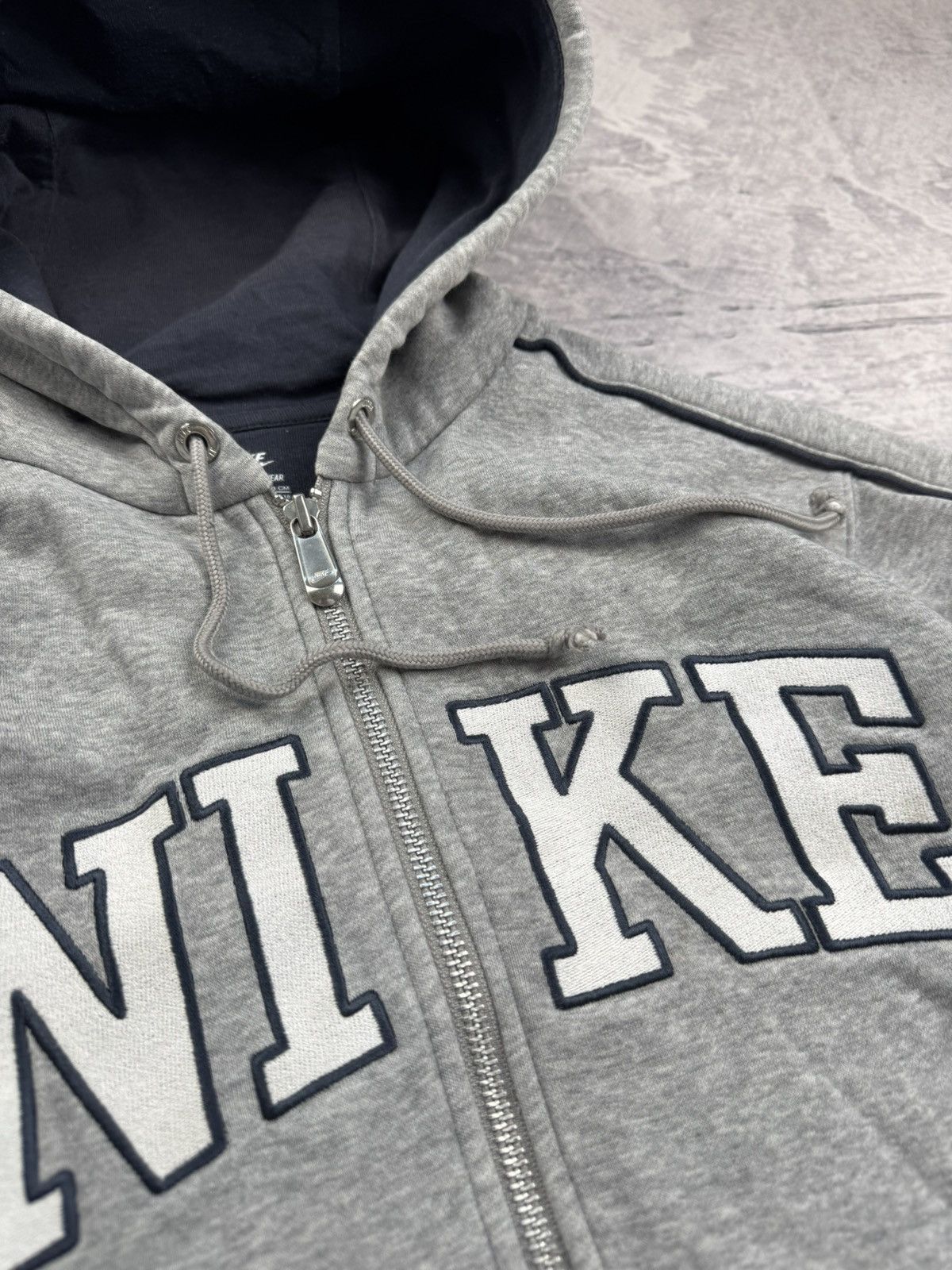 Nike × Vintage NIKE VINTAGE CENTER LOGO OVERSIZE BOXY ZIP HOODIE Size US S / EU 44-46 / 1 - 4 Thumbnail