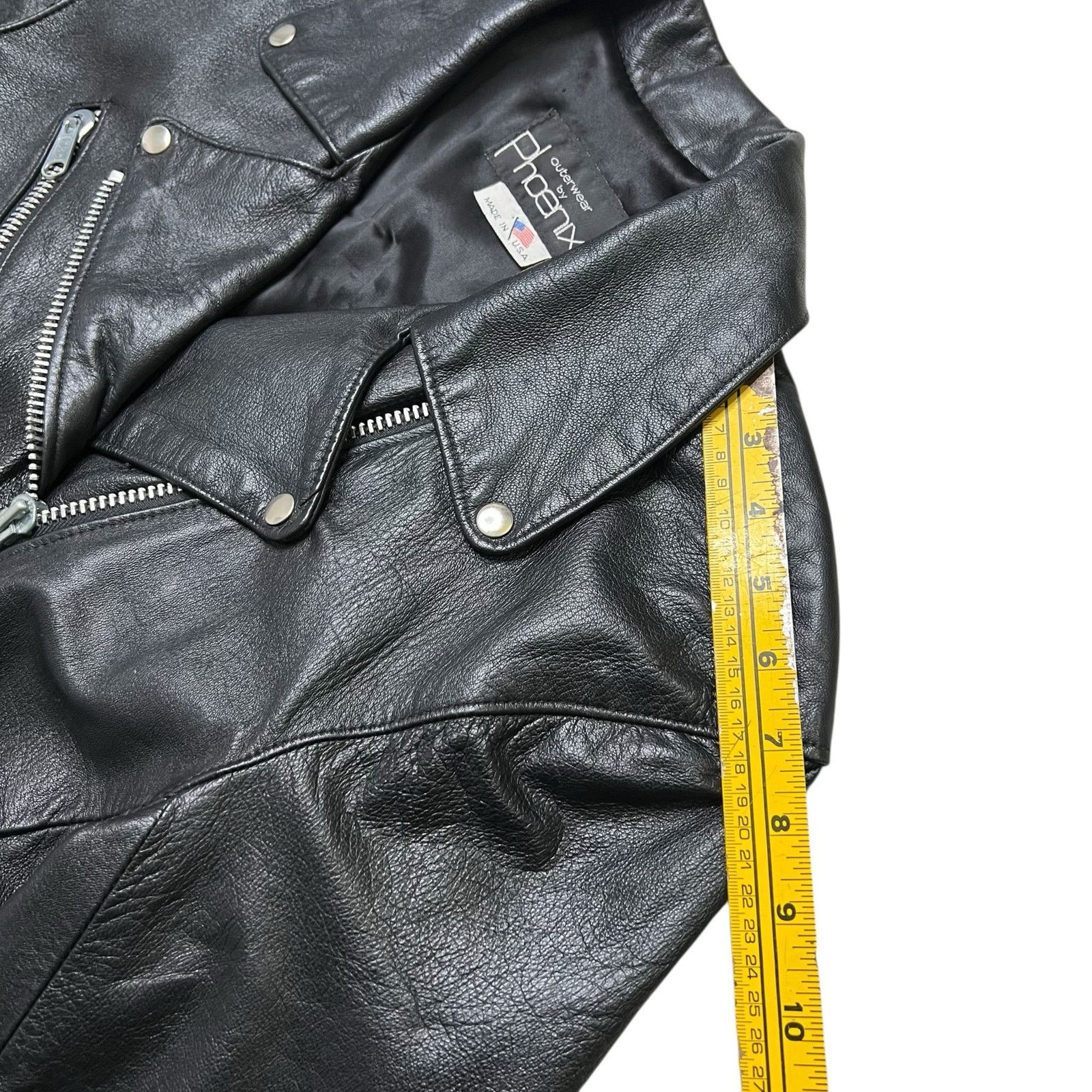 Vintage Vintage Outerwear by Phoenix Rose Heart Leather Jacket M Size M / US 6-8 / IT 42-44 - 7 Thumbnail